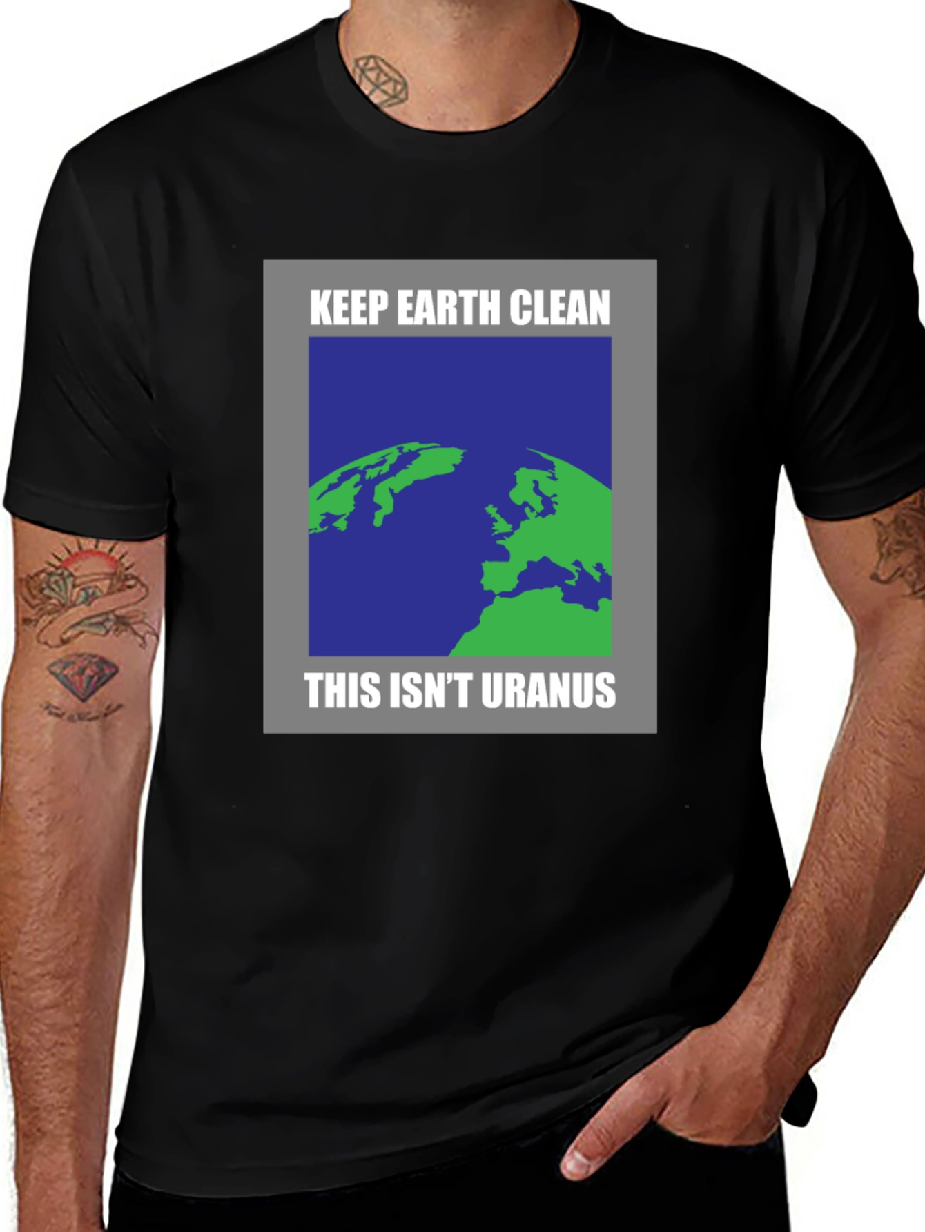 Keep Earth Clean T-Shirt, Environmental Tee