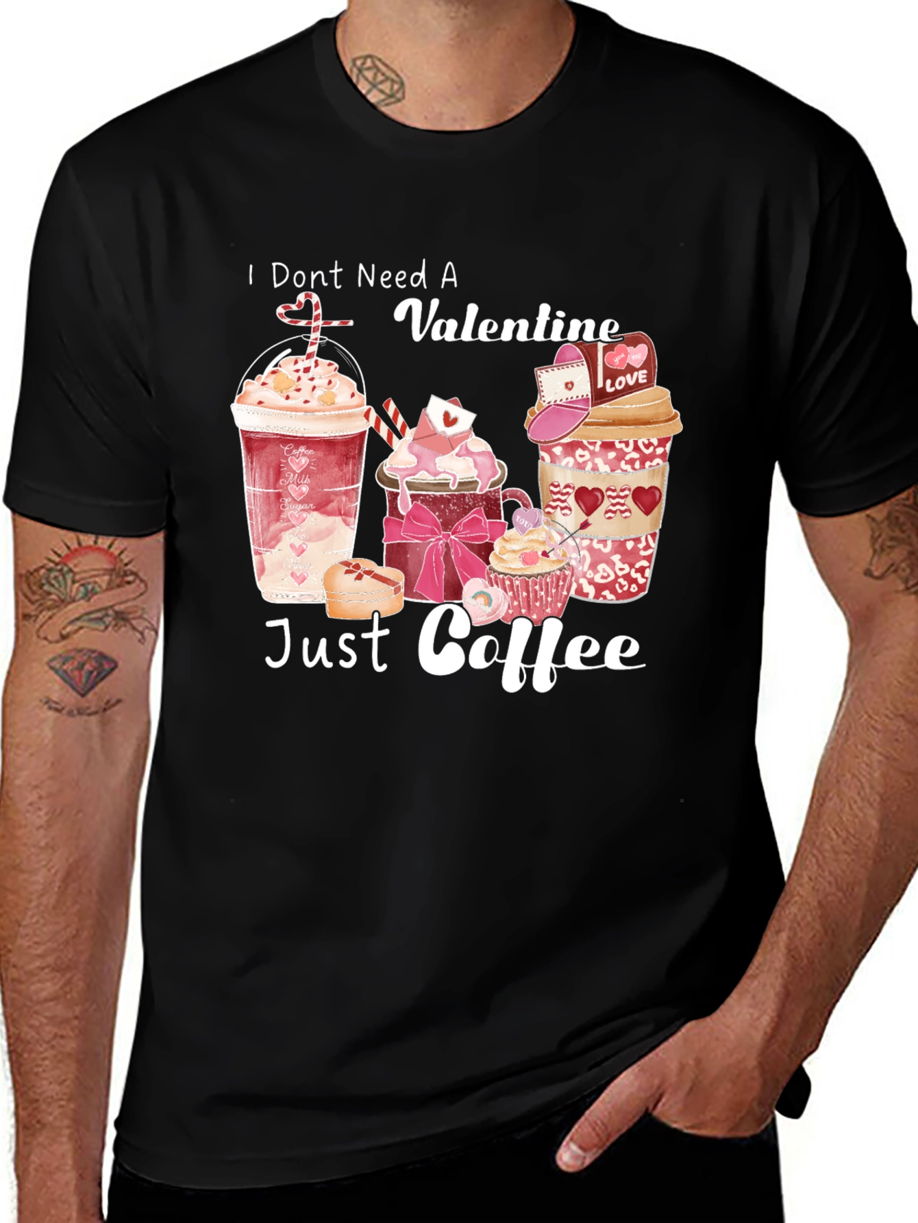 Variant 28 of Coffee Valentine's Day Graphic Tee
