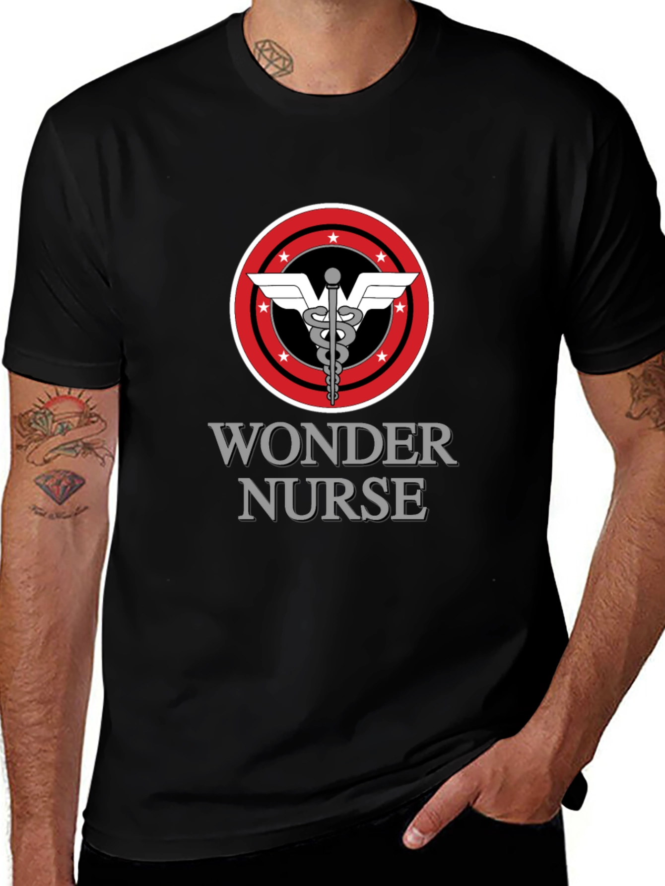 Variant 4 of Wonder Nurse T-Shirt - Medical Hero Tee