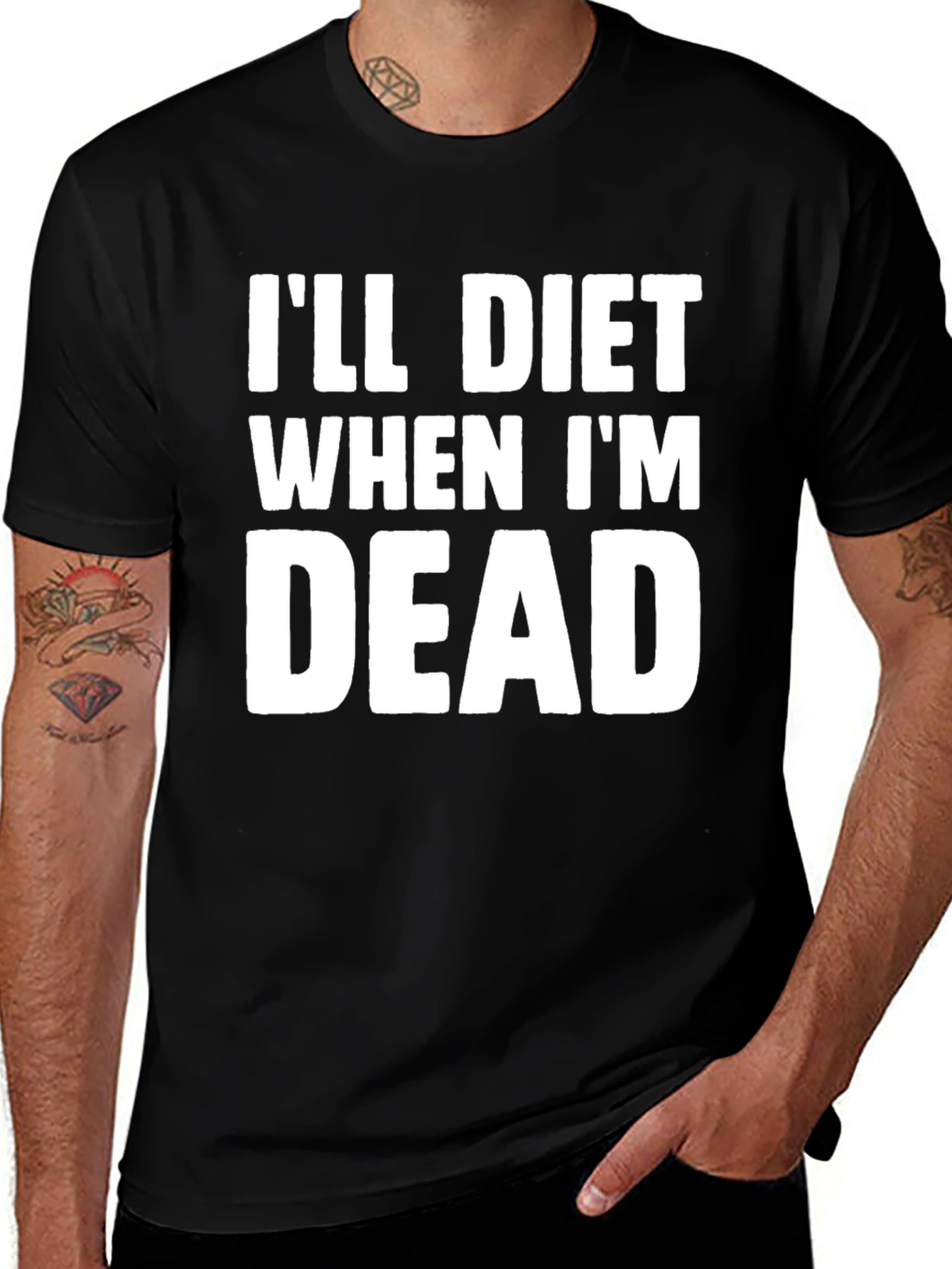 Variant 2 of I'll Diet When I'm Dead T-Shirt