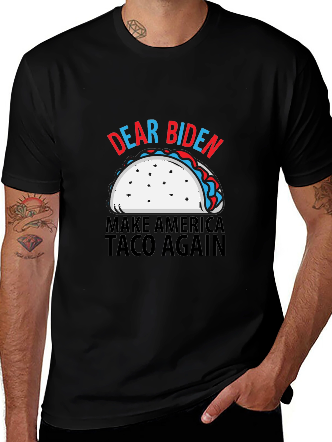 Variant 21 of Dear Biden Make America Taco Again T-Shirt