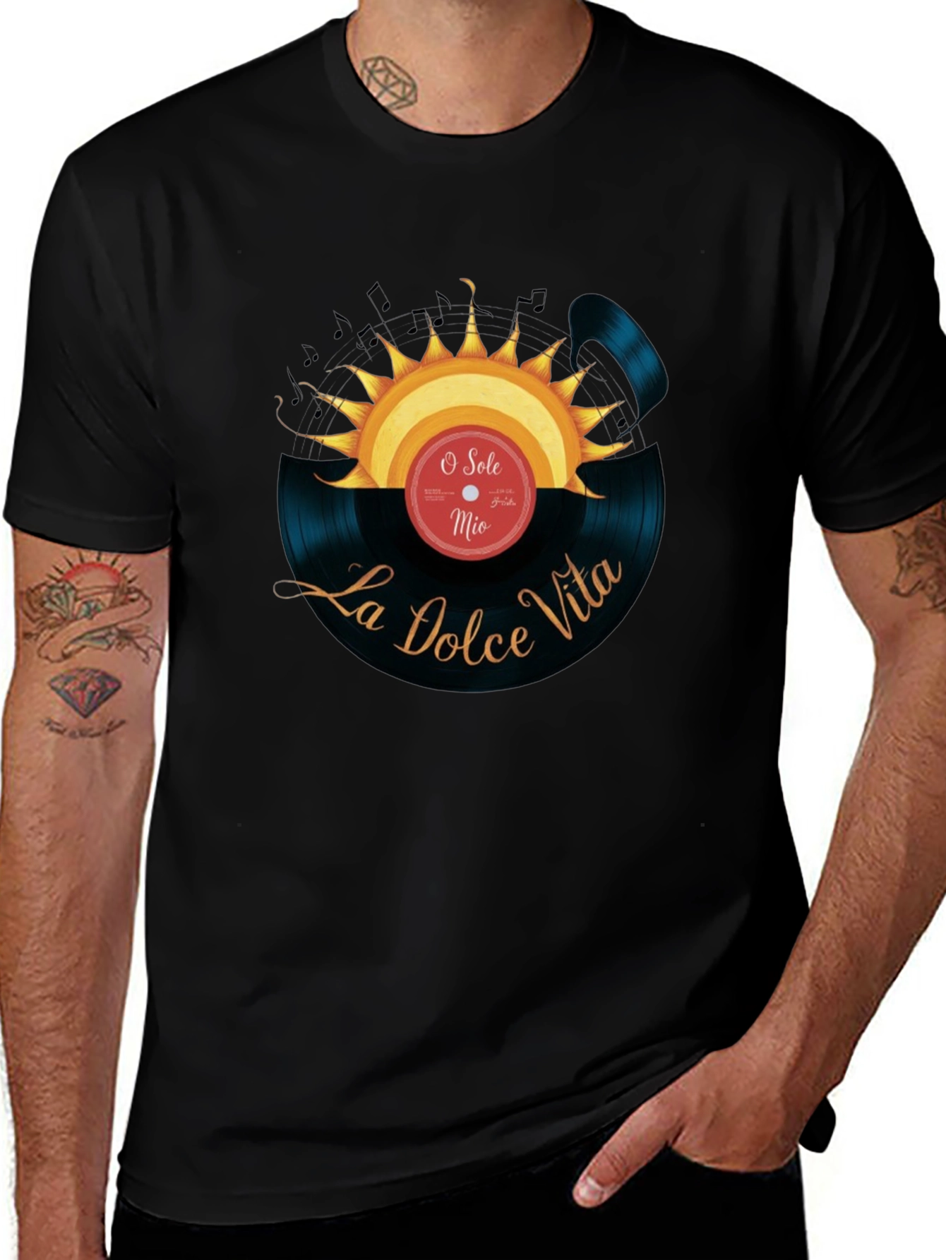 Variant 28 of Italian 'La Dolce Vita' Graphic T-Shirt