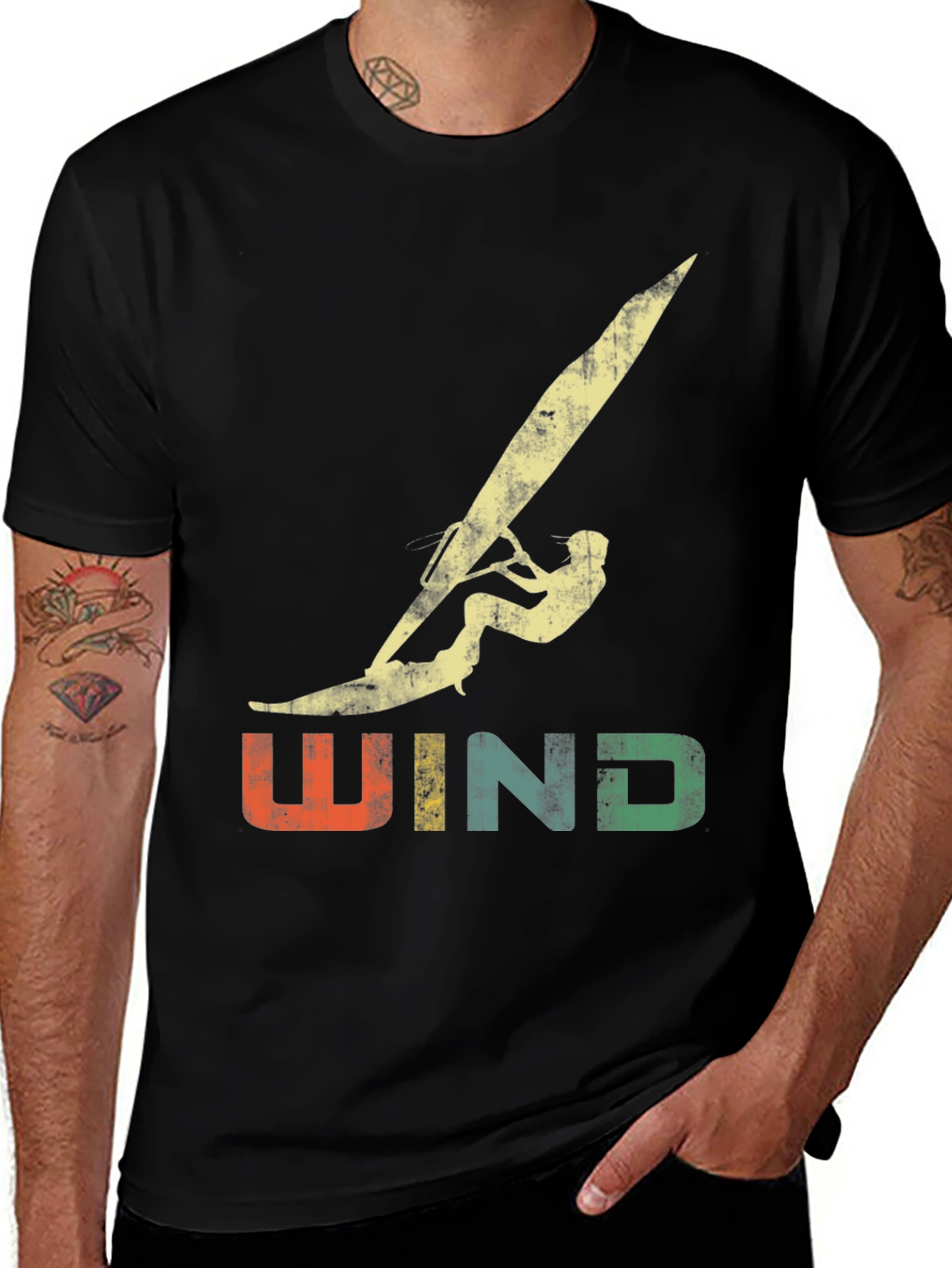Variant 22 of Vintage Windsurfer T-Shirt - Retro Style Tee