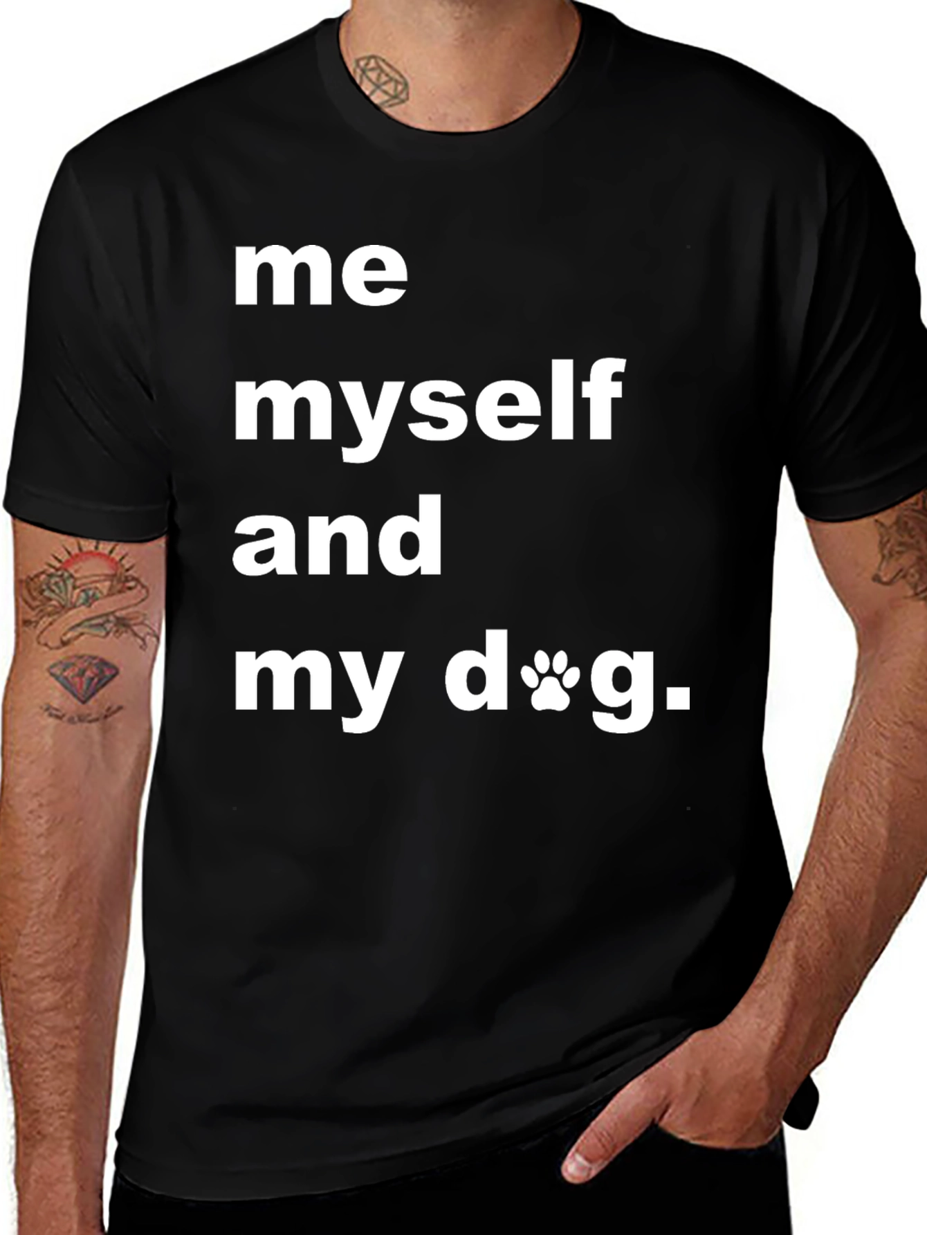 Variant 3 of Me Myself & My Dog T-Shirt - Cute Dog Lover Tee