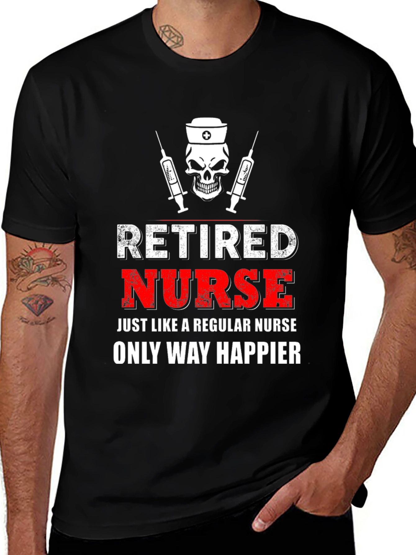 Variant 8 of Retired Nurse T-Shirt - Funny Nursing Gift