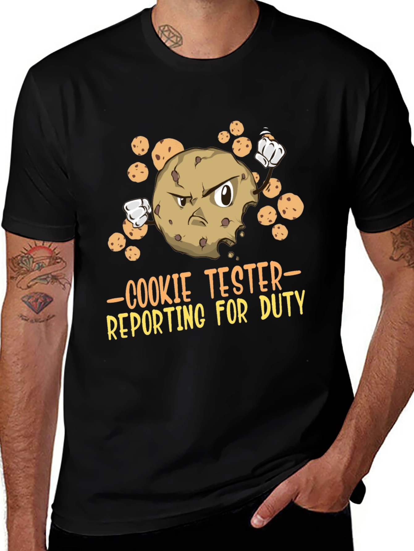 Variant 19 of Cookie Tester Duty Graphic Tee