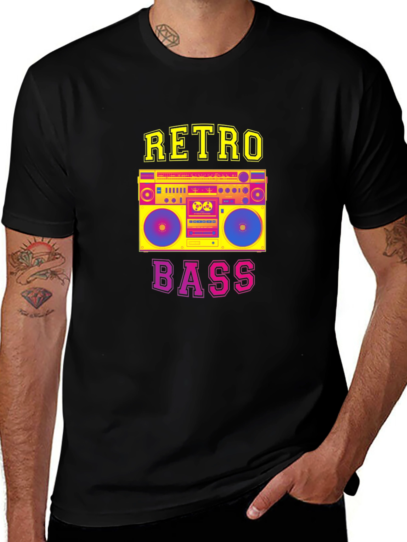 Variant 12 of Retro Bass Graphic Tee