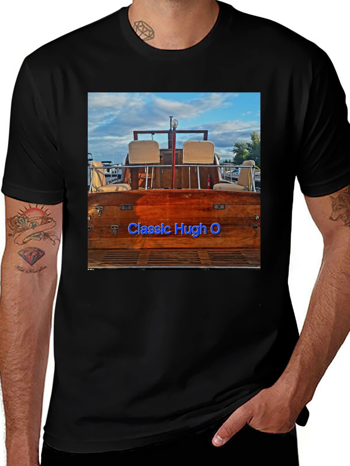 Variant 28 of Classic Hugh O Boat Graphic T-Shirt