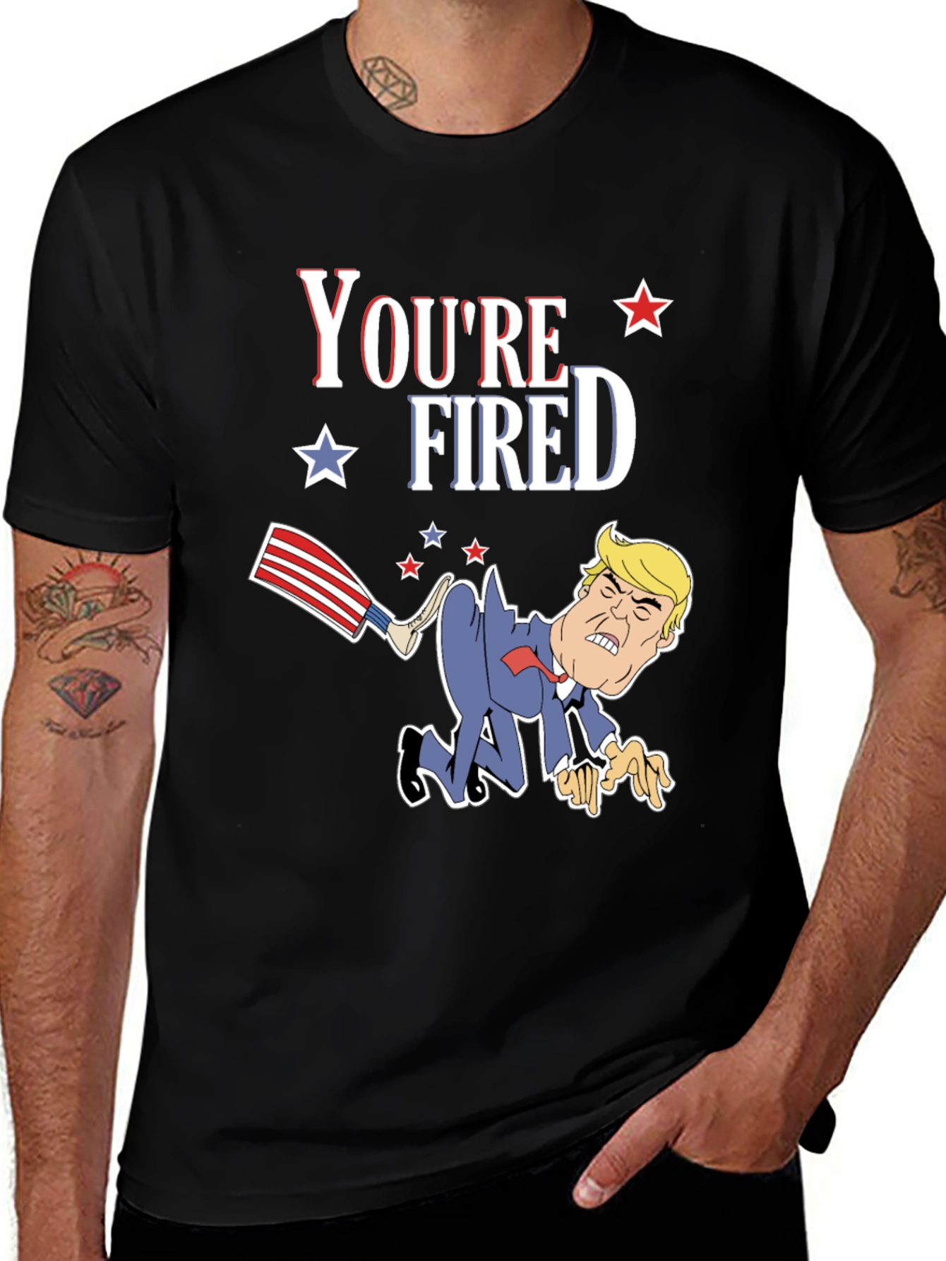 Variant 11 of You're Fired! Trump Cartoon T-Shirt