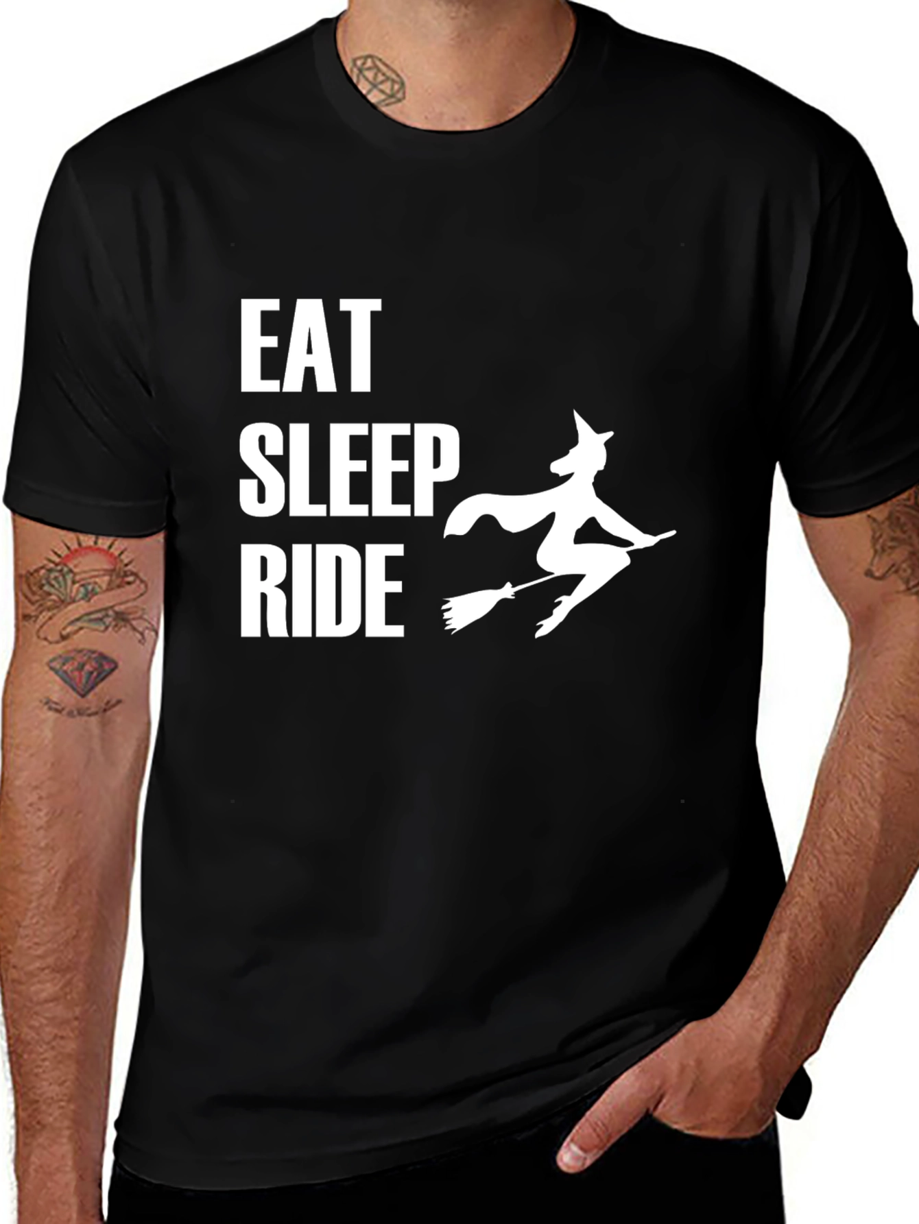 Variant 4 of Eat Sleep Ride Witch T-Shirt