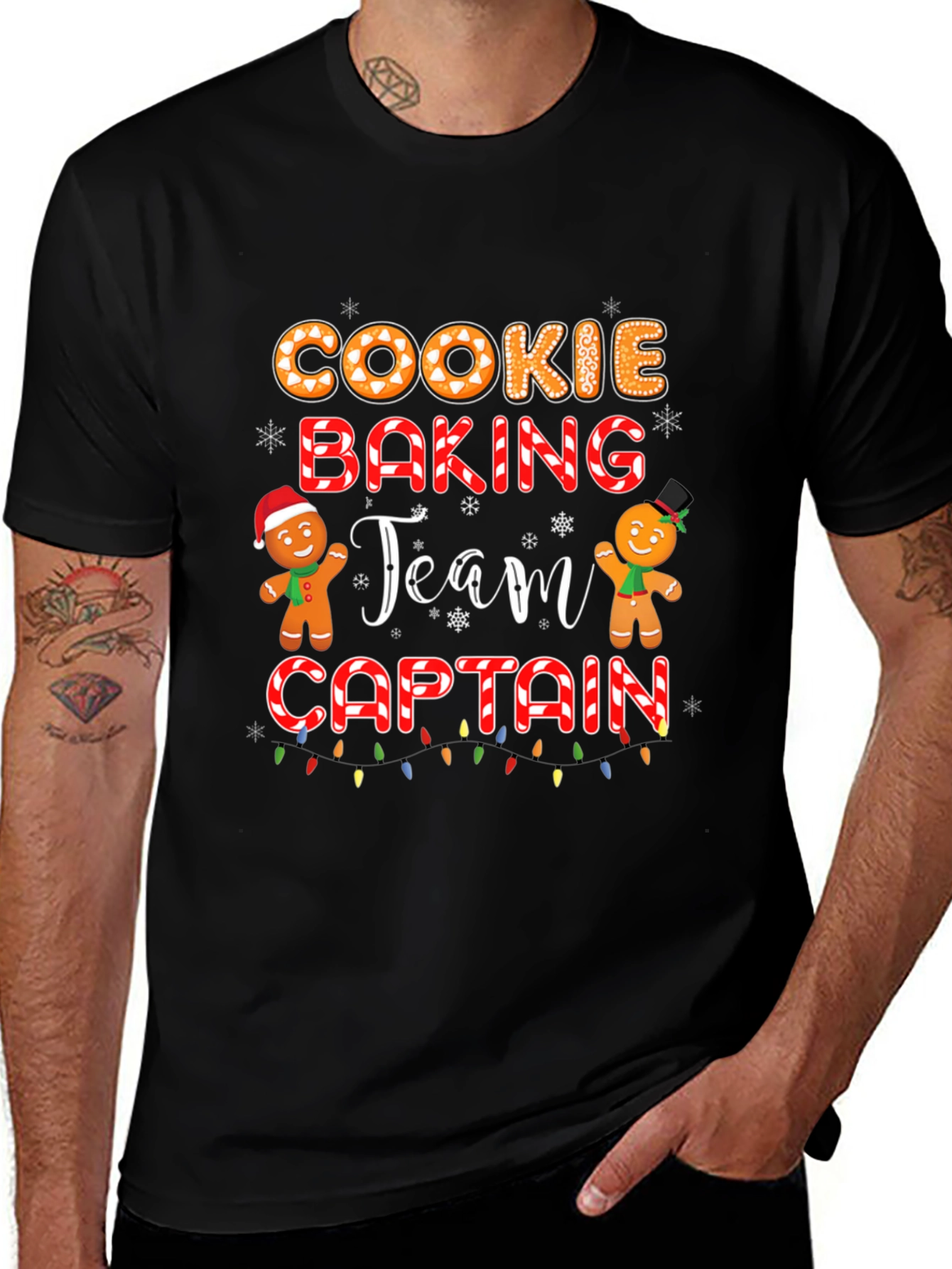 Cookie Baking Team Captain Christmas T-Shirt