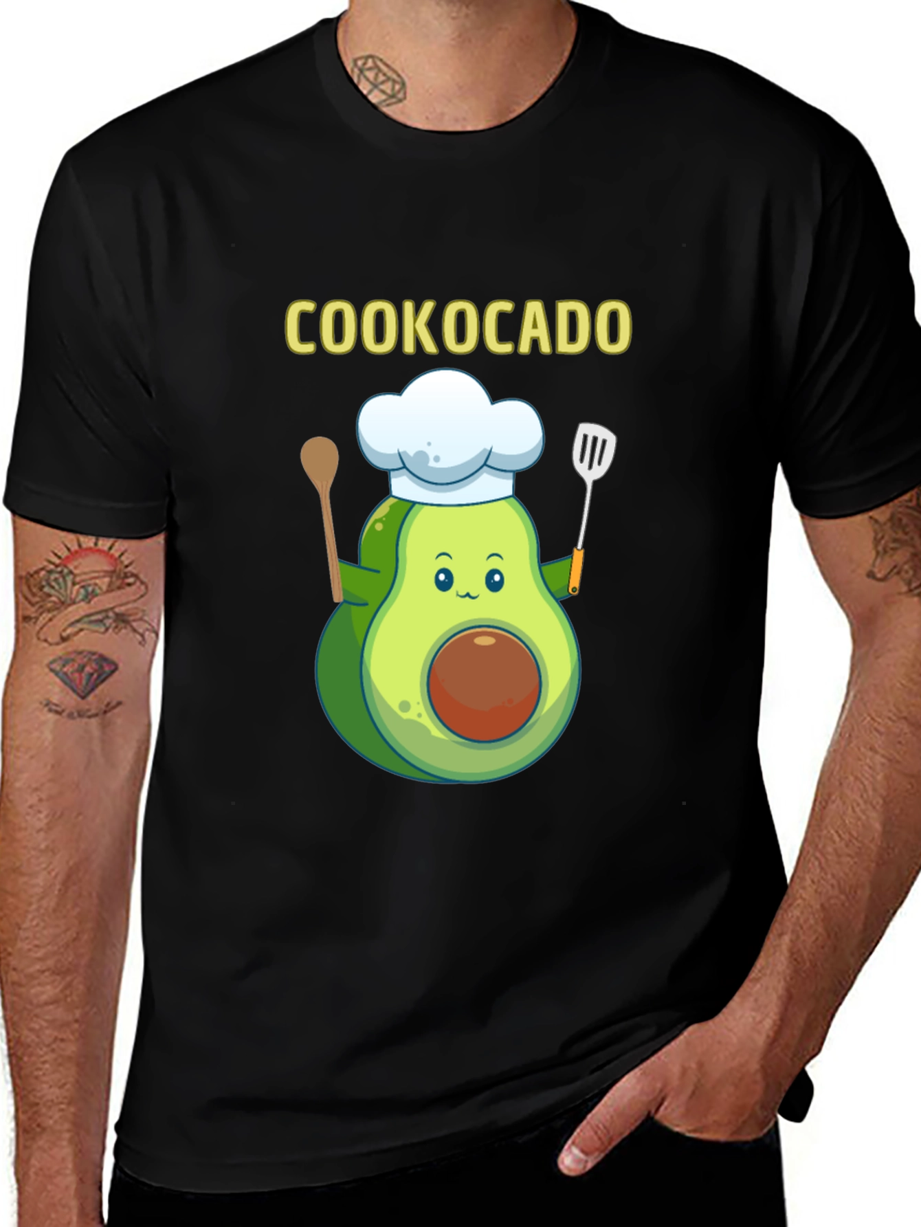 Variant 7 of Cookocado Funny Avocado Chef T-Shirt