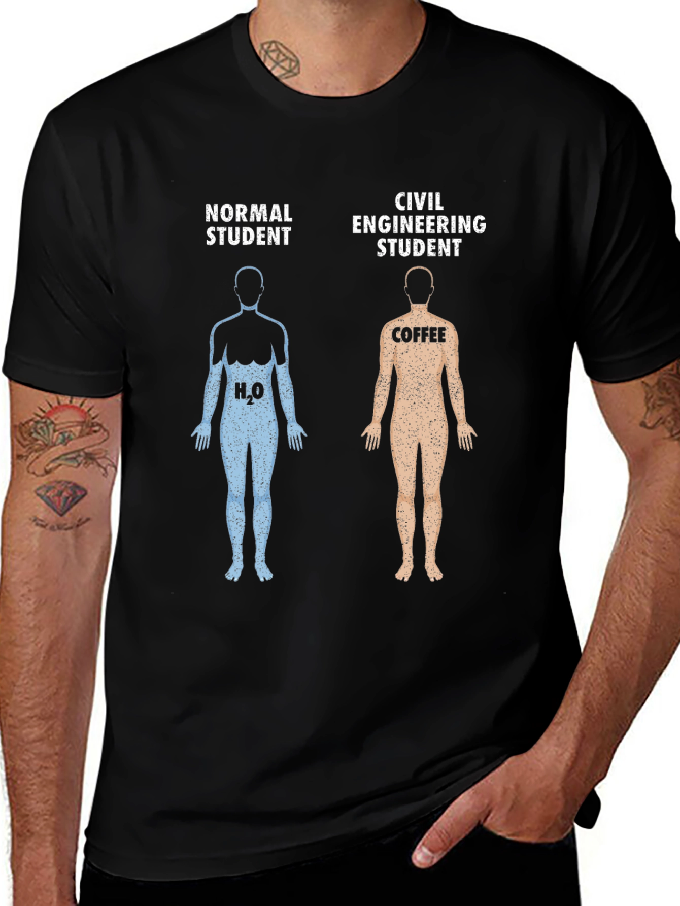 Variant 21 of Civil Engineering Student Humor T-Shirt