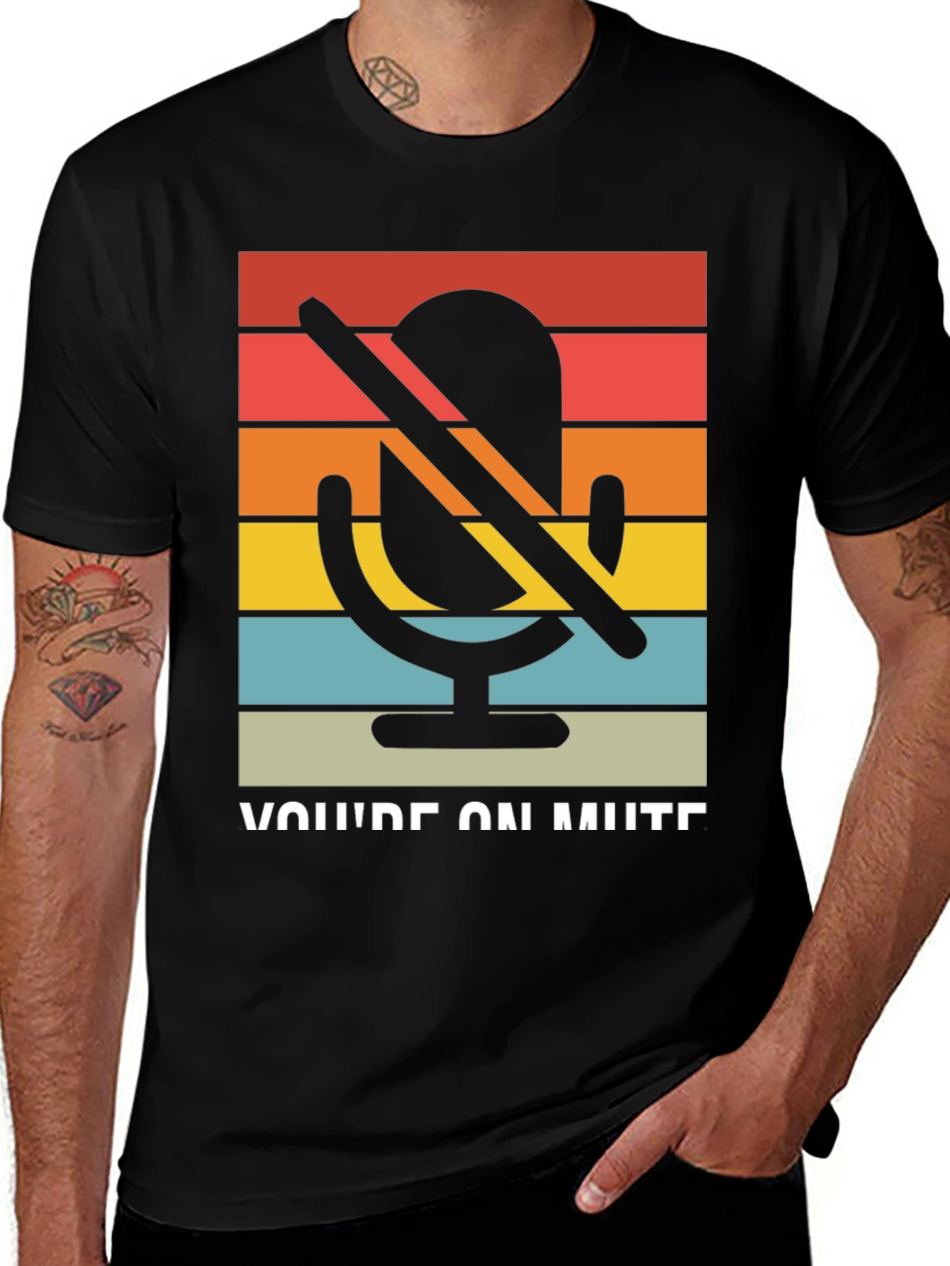 Variant 4 of Retro You're on Mute Graphic Tee