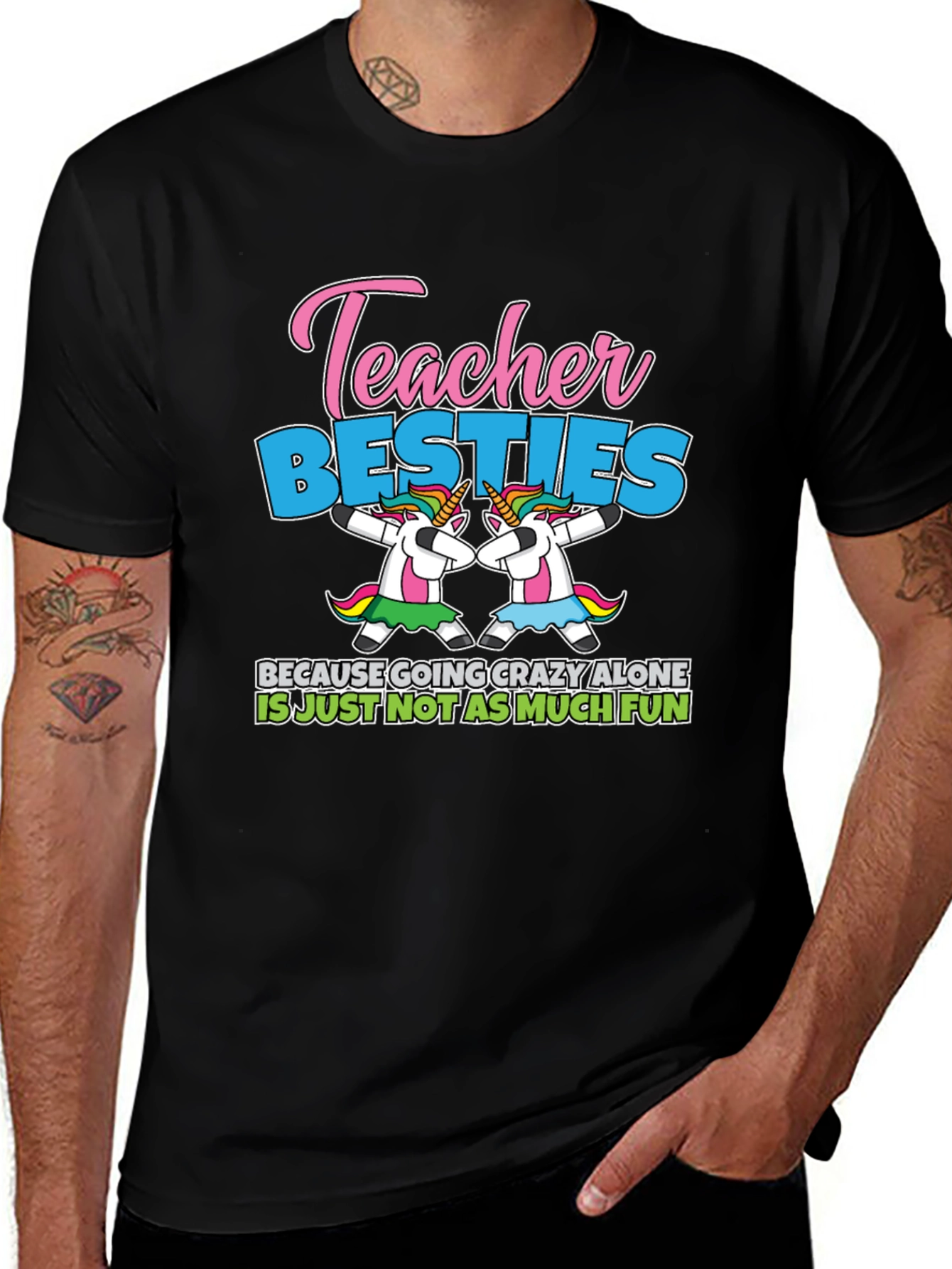 Variant 13 of Teacher Besties Unicorn T-Shirt