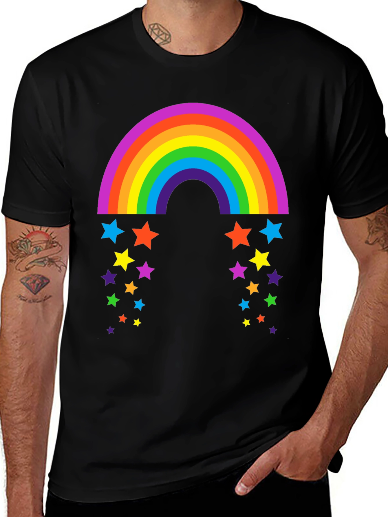 Variant 8 of Rainbow Star T-Shirt