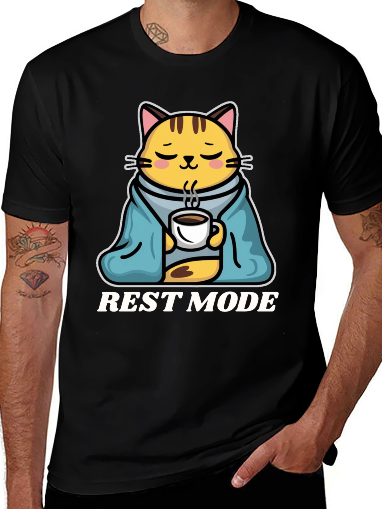 Variant 5 of Rest Mode Cat T-Shirt