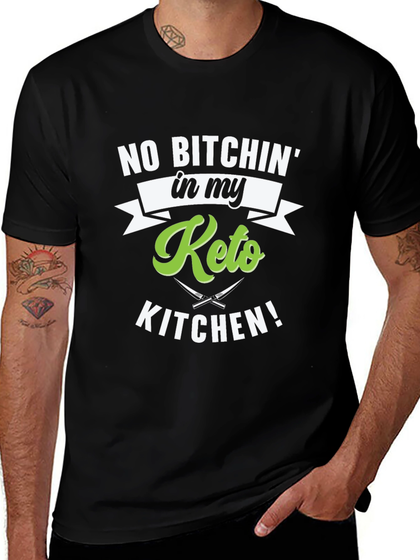 Keto Kitchen T-Shirt - No Bitchin' Zone!