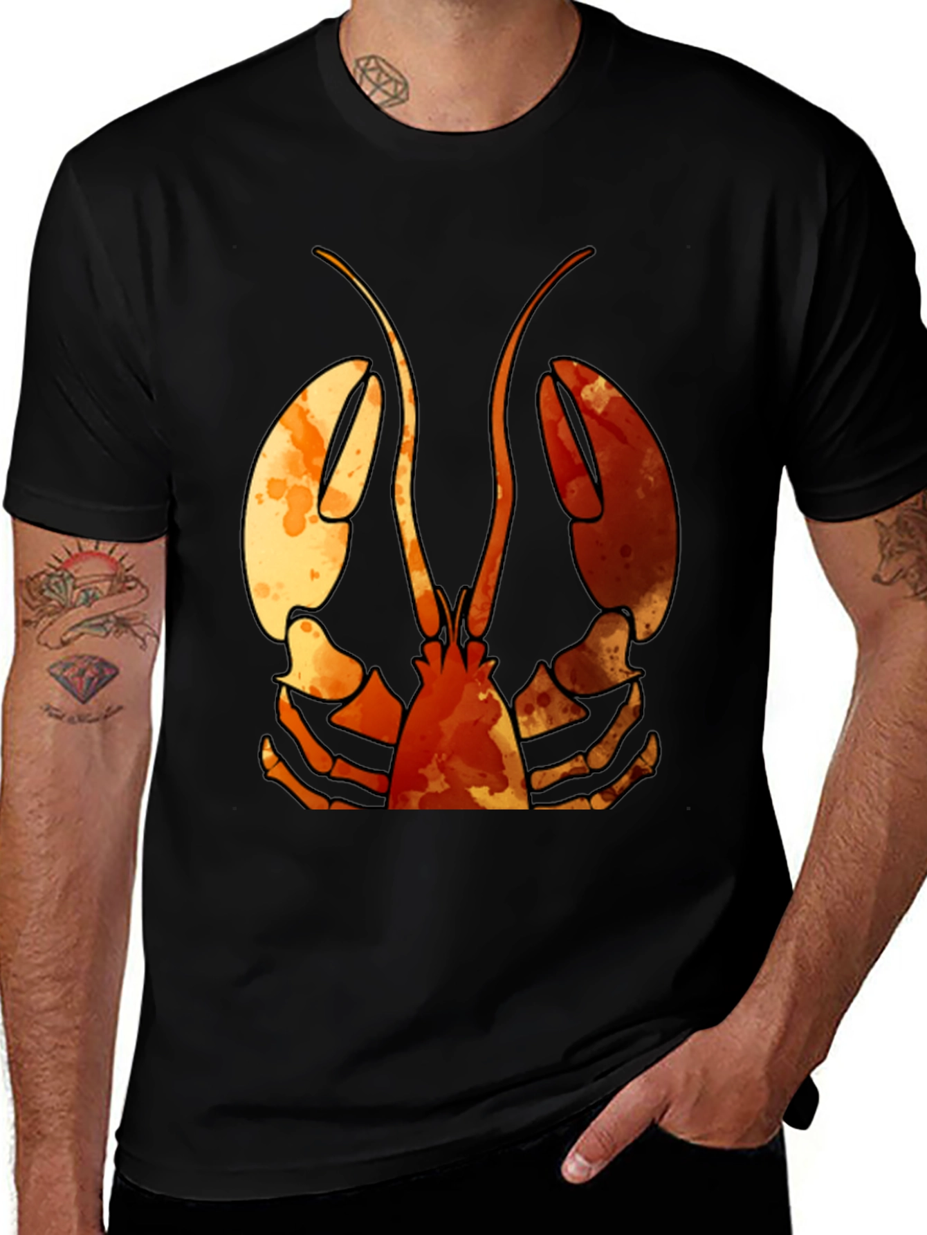 Variant 21 of Lobster Graphic T-Shirt - Coastal Style