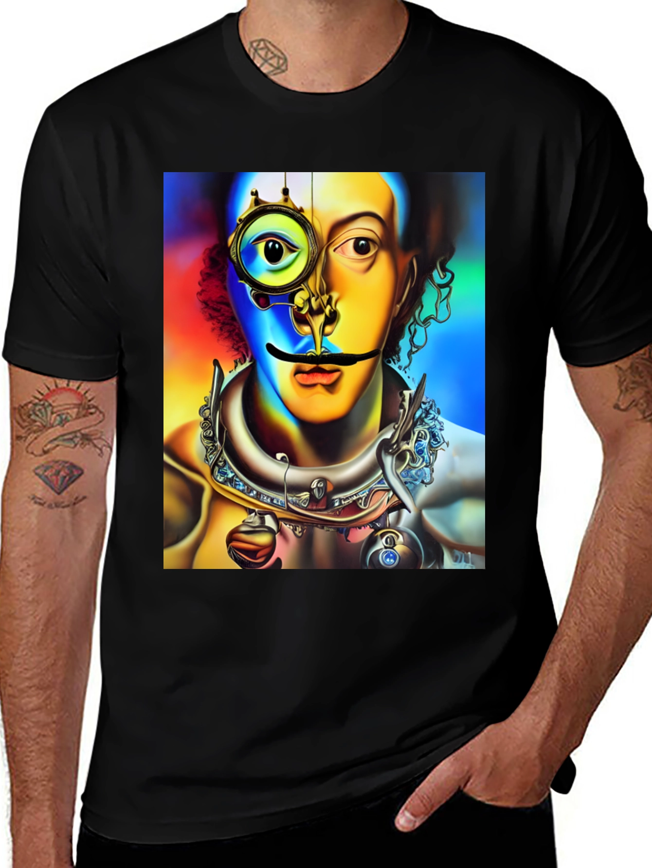 Variant 25 of Salvador Dali Inspired Graphic Tee