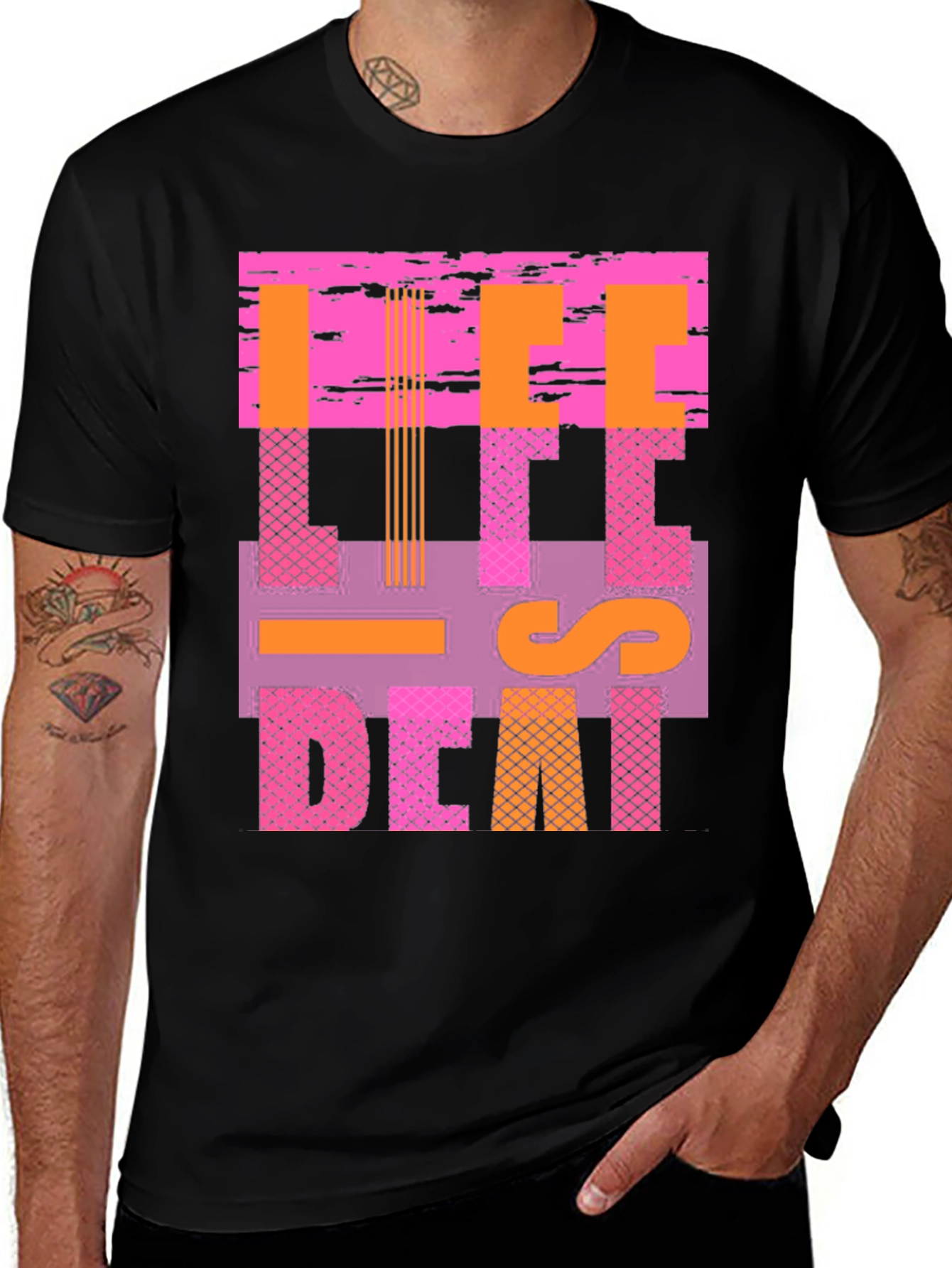 Variant 24 of Retro-Inspired Graphic Tee - Life is Decadent