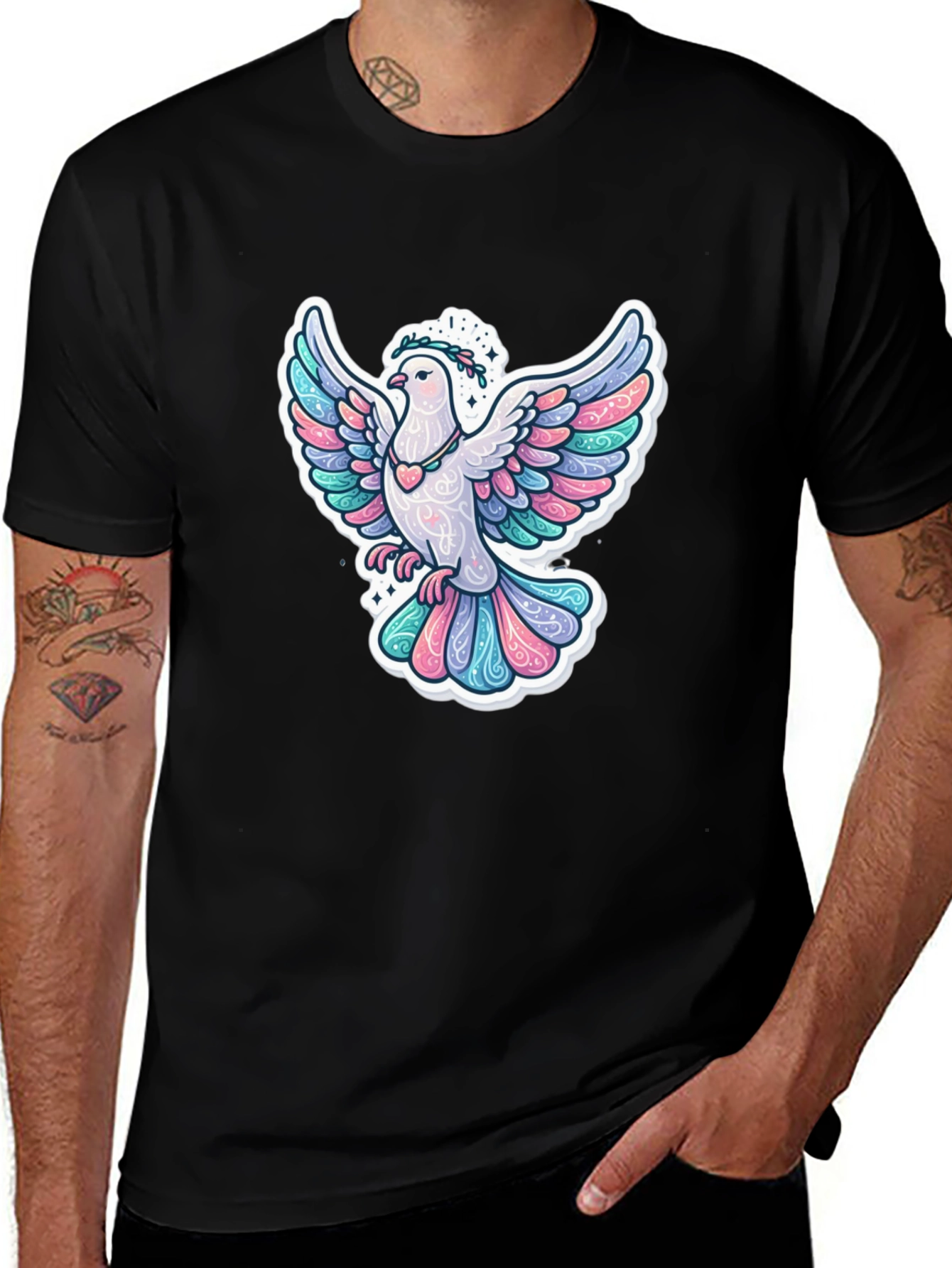 Variant 14 of Dove Peace T-Shirt