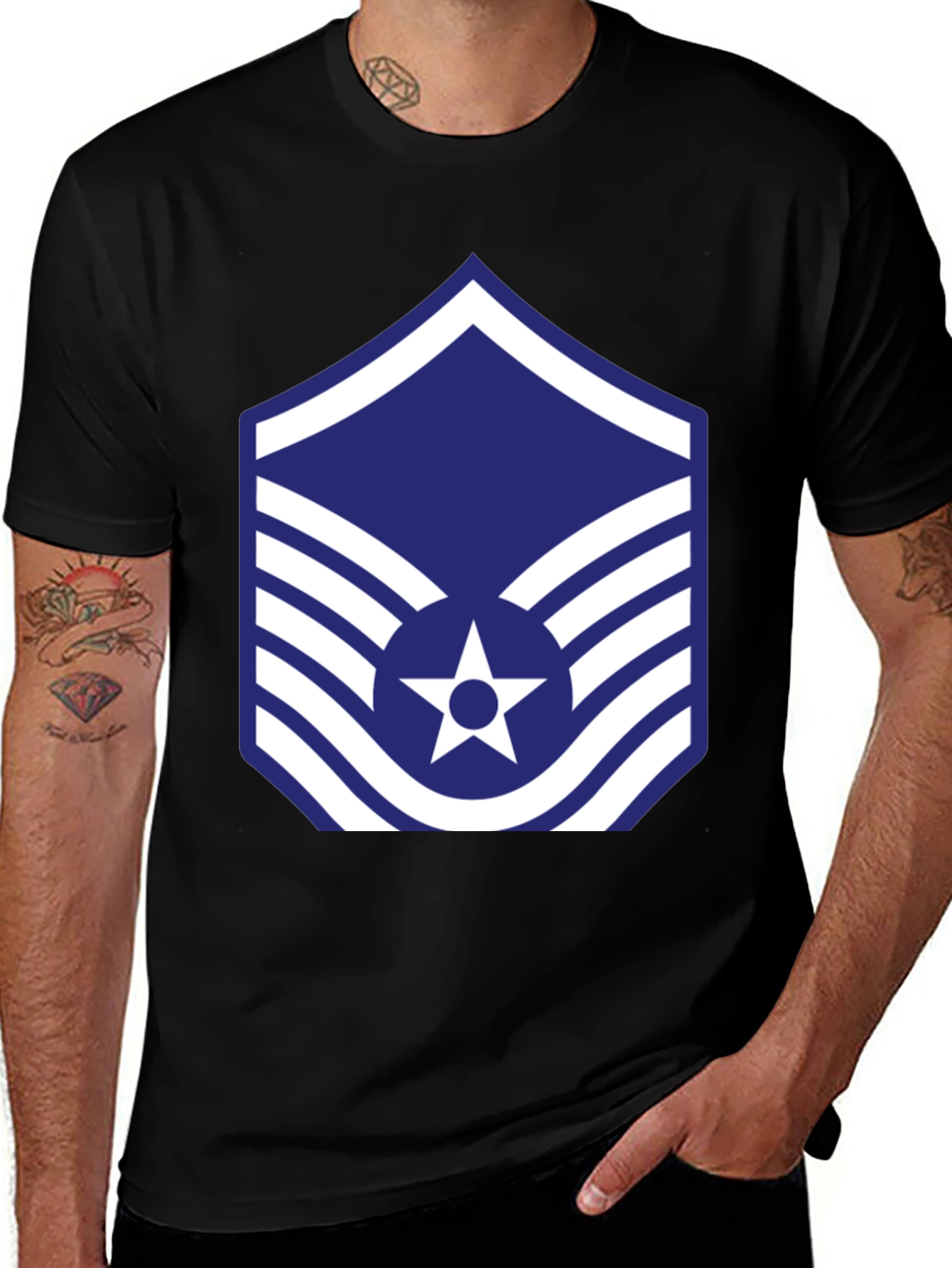 Air Force Rank T-Shirt - Master Sergeant