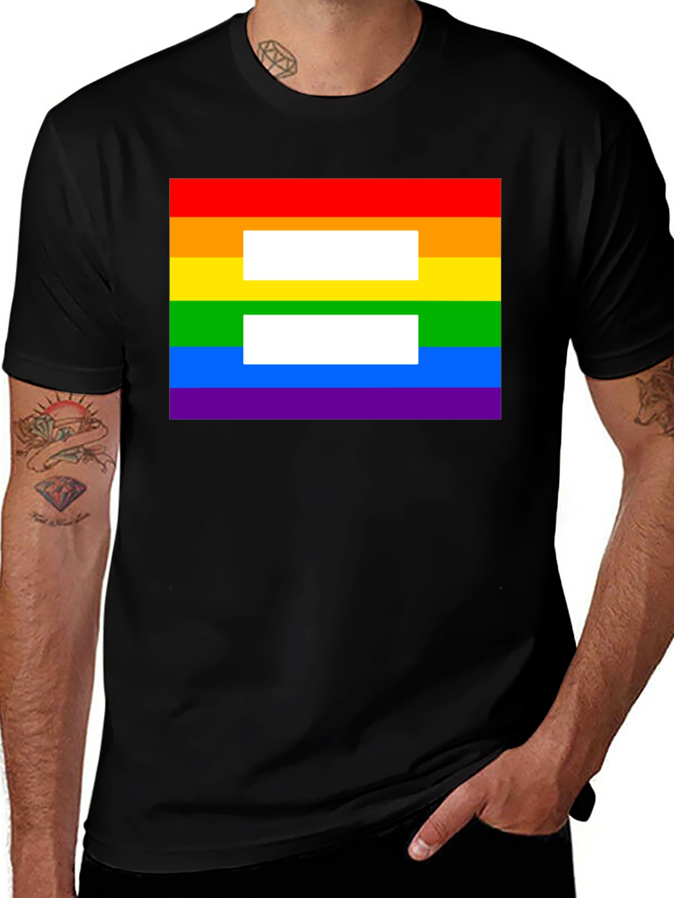 Variant 24 of Equality Rainbow Pride T-Shirt