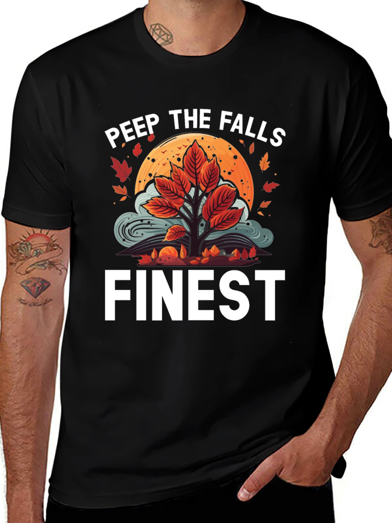 Variant 17 of Peep the Falls Finest Graphic Tee