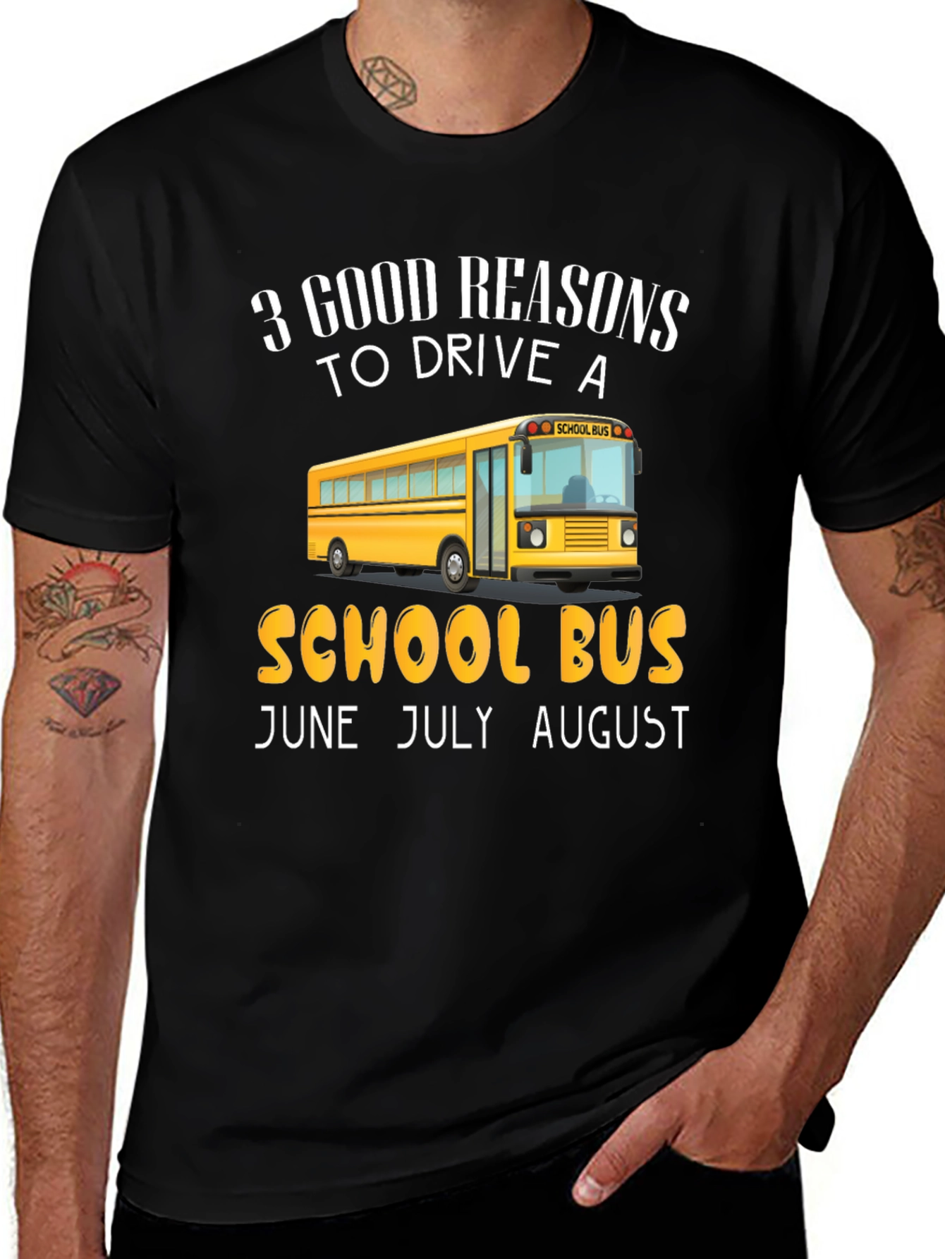 Variant 20 of School Bus Driver T-Shirt: 3 Good Reasons