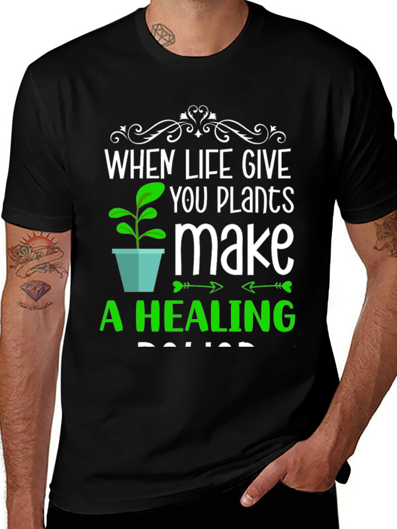 Variant 26 of Plants Make a Healing Potion T-Shirt