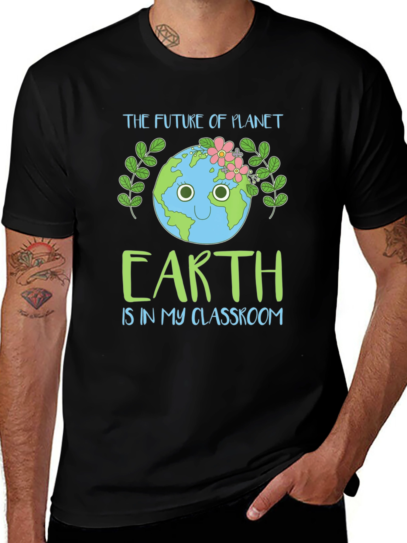 Earth Classroom T-Shirt: Future of Planet Tee