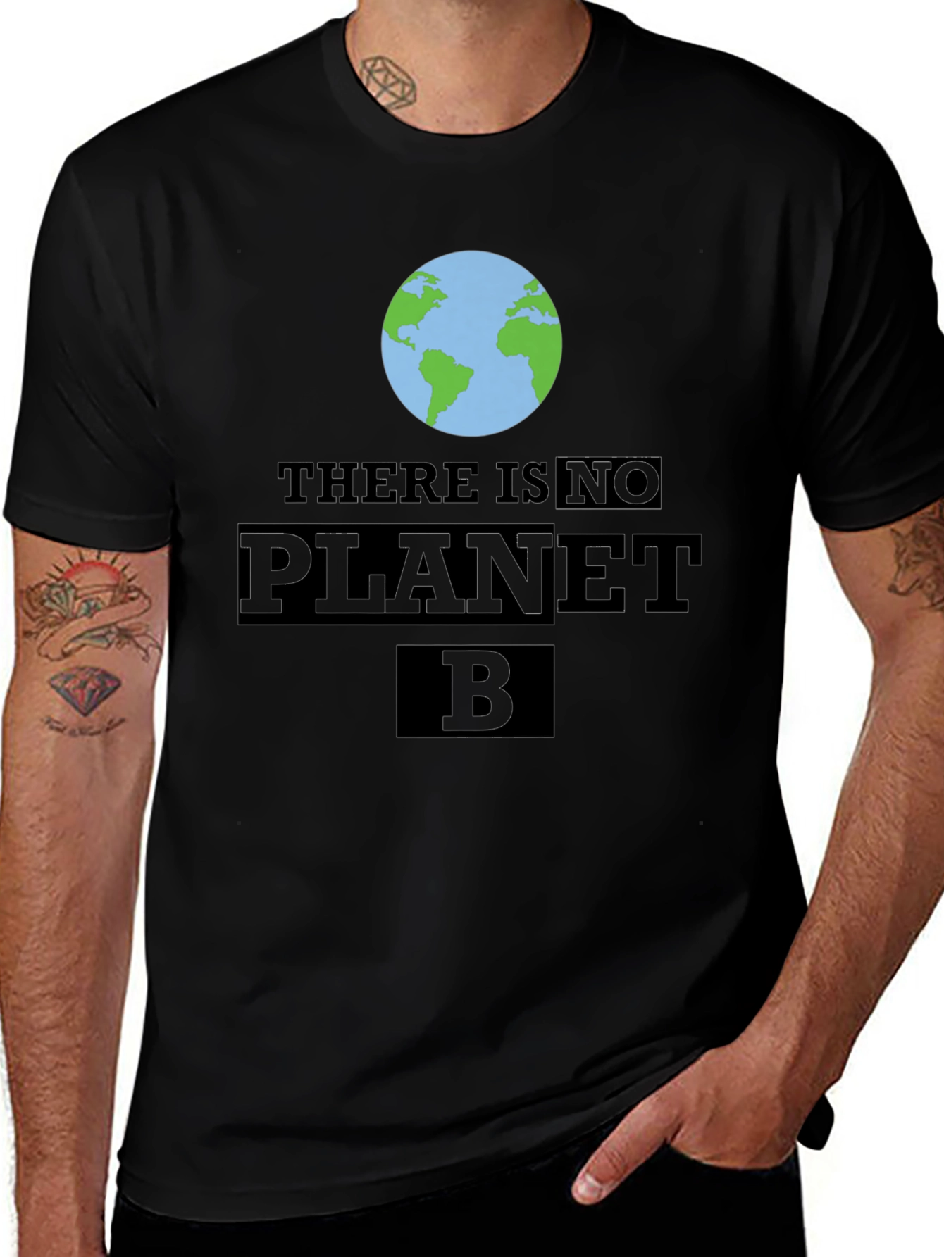 Variant 17 of There is No Planet B Earth Graphic Tee