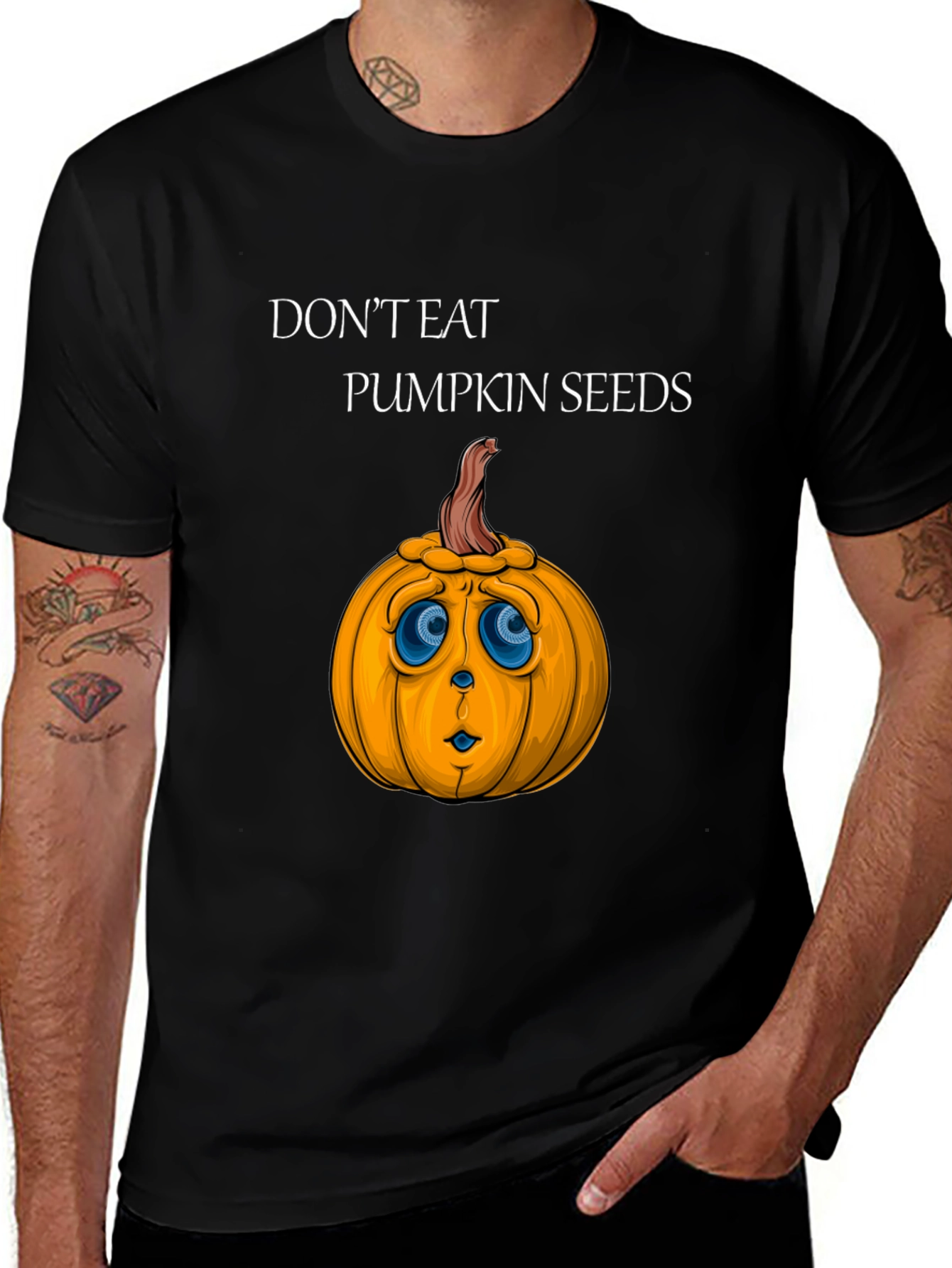 Variant 23 of Don't Eat Pumpkin Seeds Graphic Tee