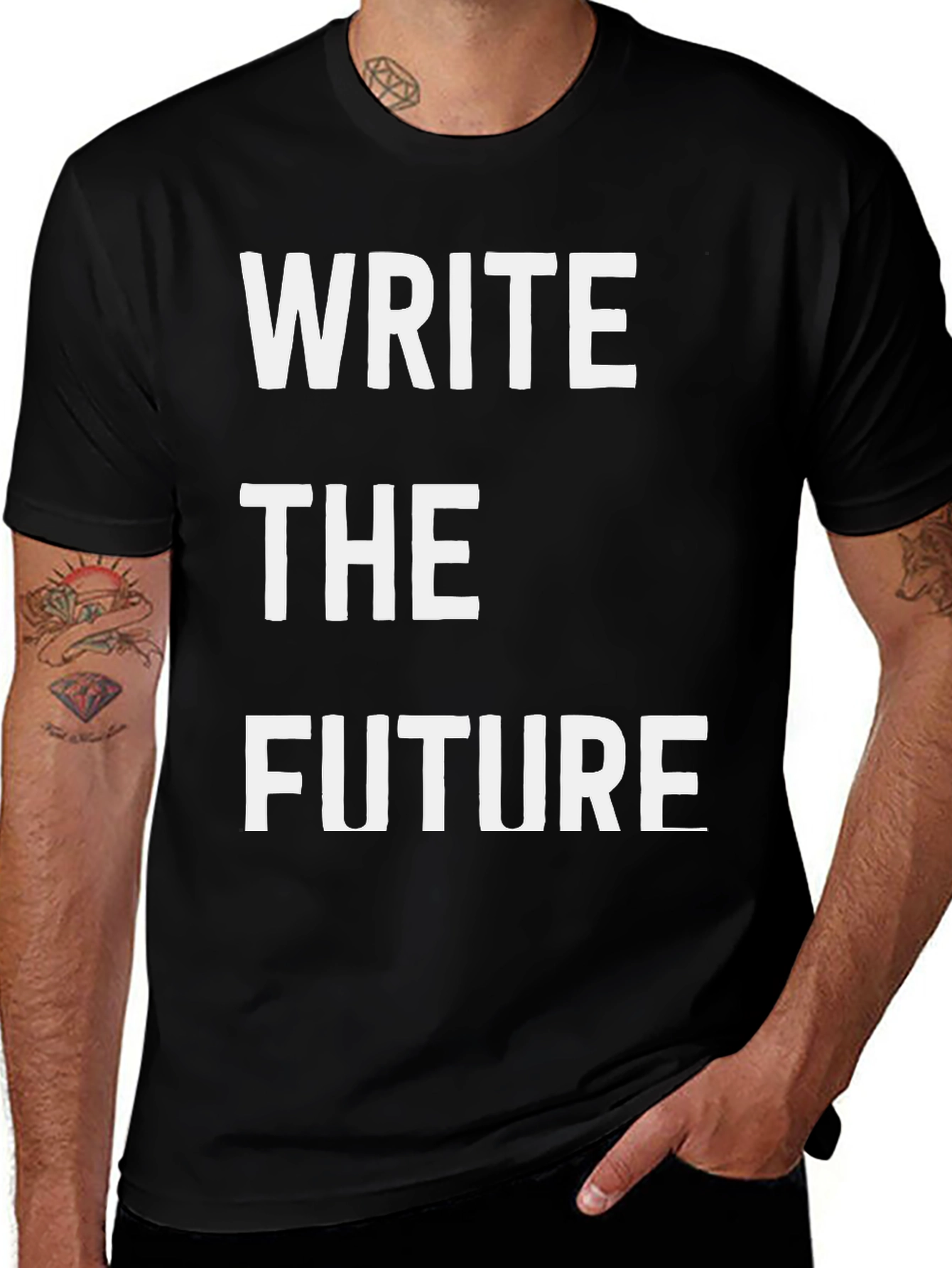 Variant 17 of Write The Future Graphic Tee - Black
