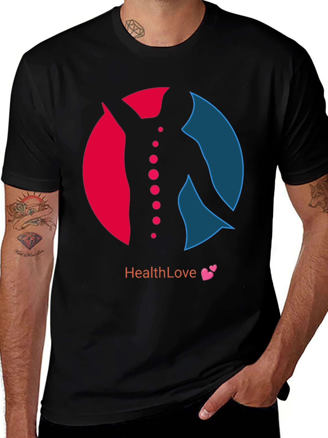 Variant 24 of HealthLove Chiropractic T-Shirt