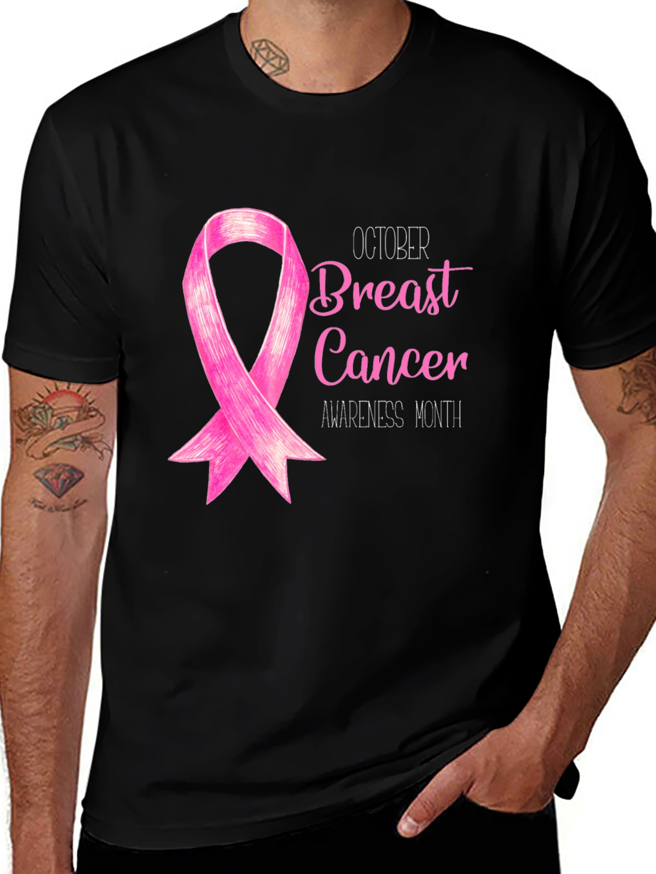 Breast Cancer Awareness Month Ribbon T-Shirt