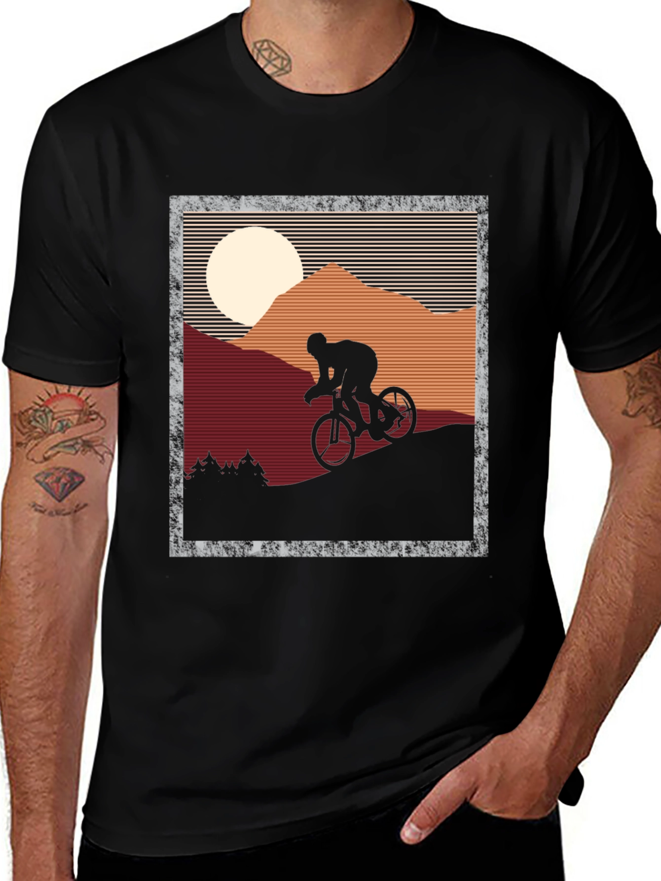 Variant 7 of Cyclist Silhouette T-Shirt