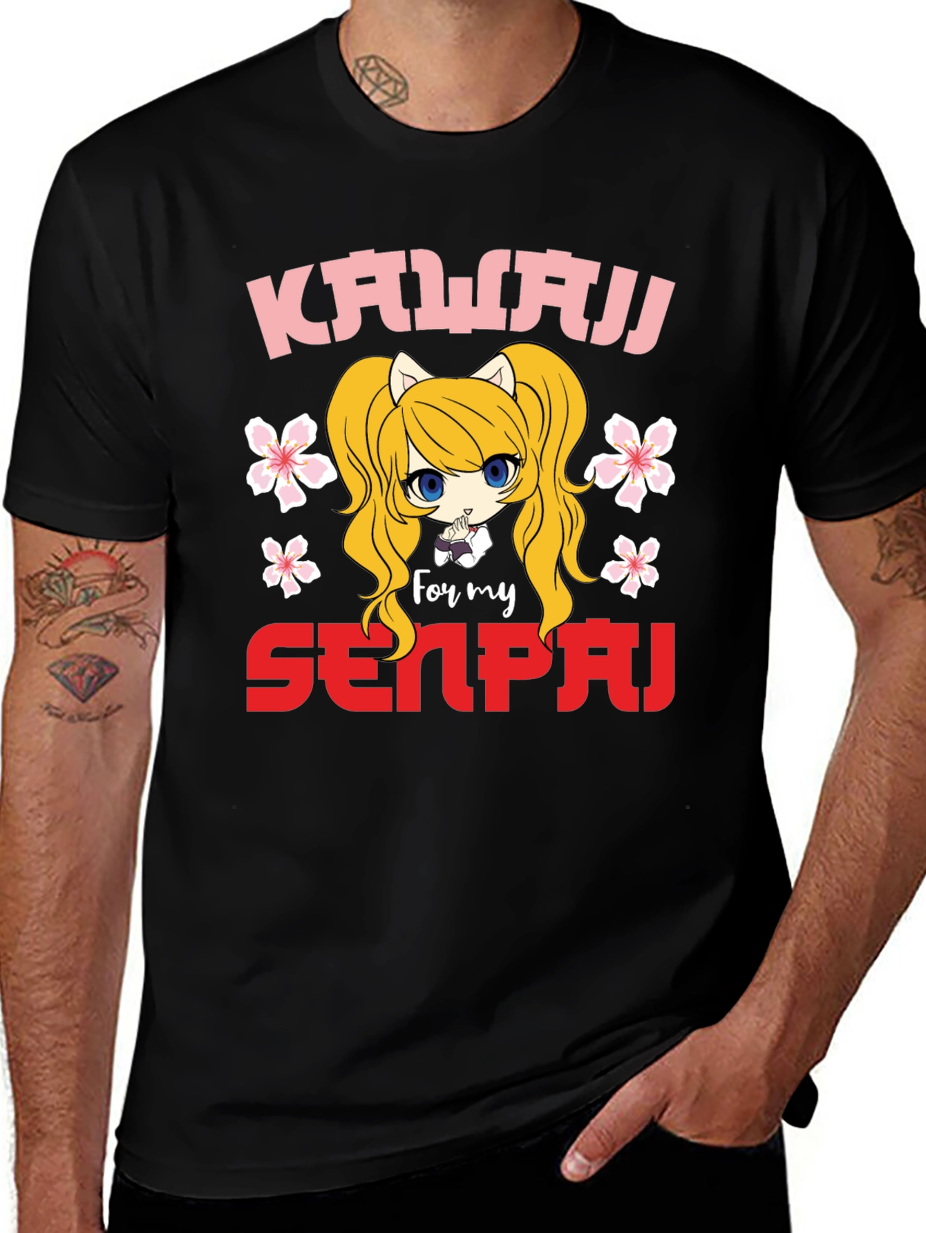 Kawaii Senpai Anime T-Shirt