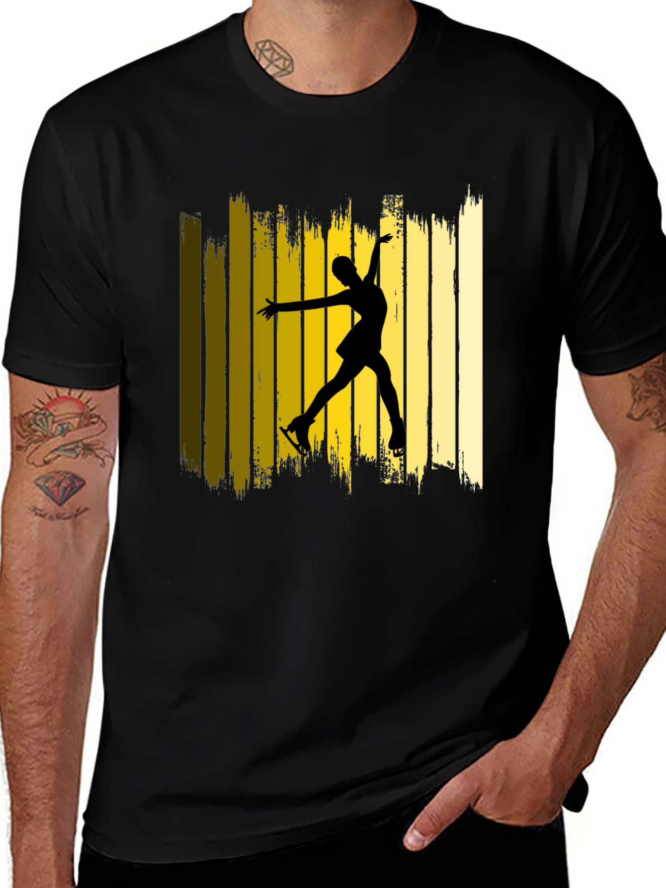 Variant 21 of Figure Skating Silhouette T-Shirt