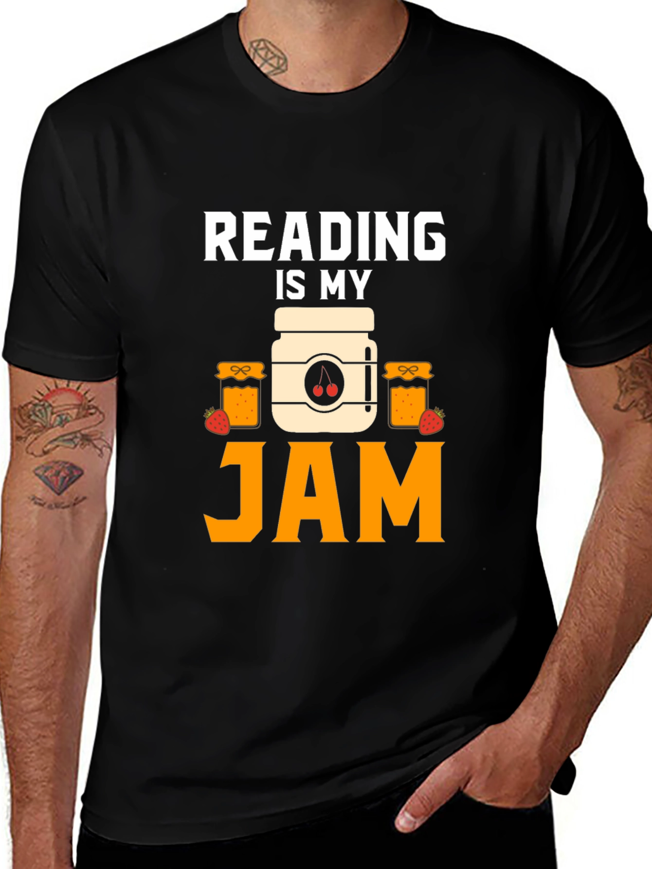 Variant 4 of Reading Is My Jam Graphic T-Shirt