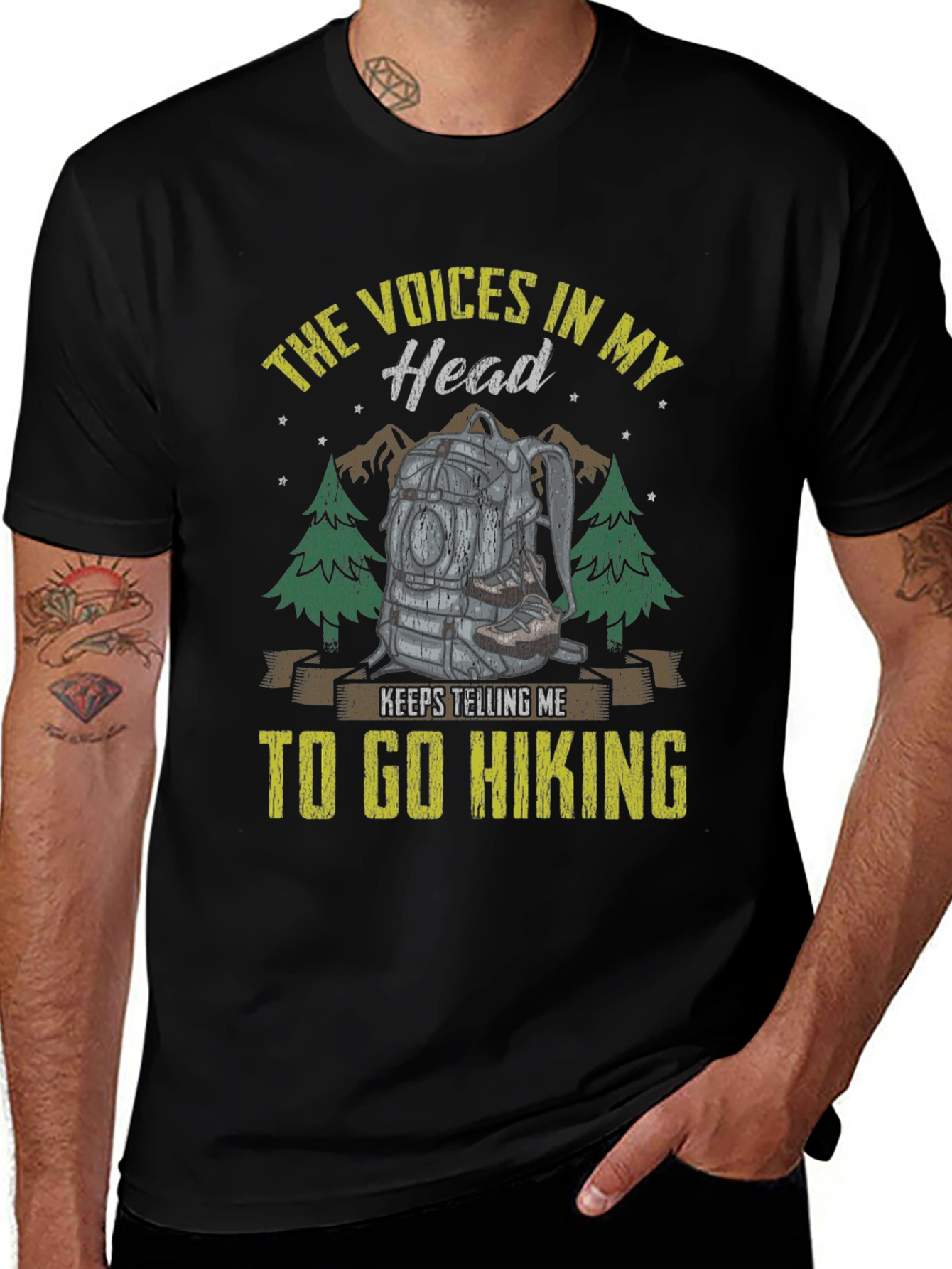 Variant 13 of Hiking Adventure T-Shirt: Voices in My Head