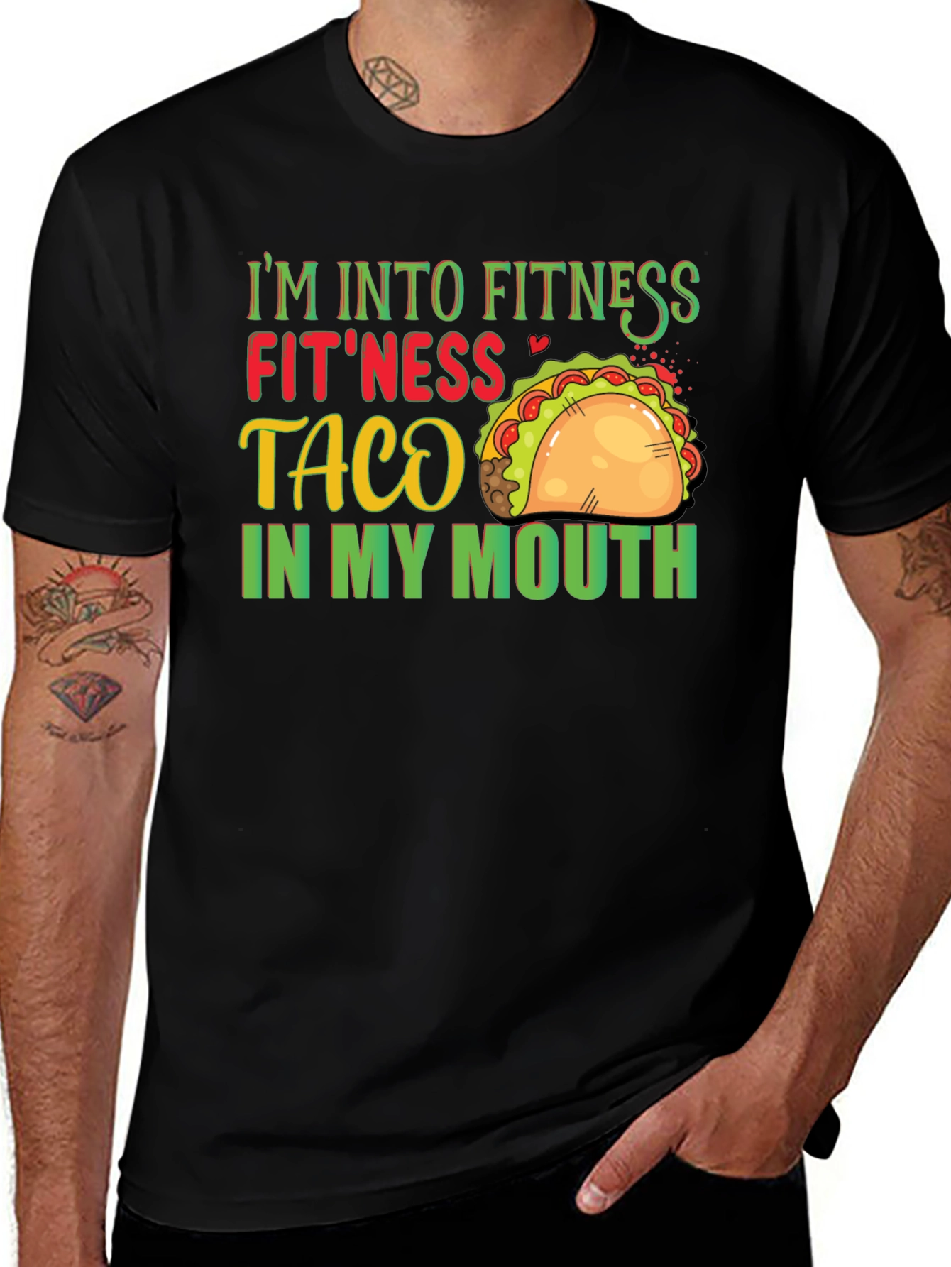 Variant 8 of I'm Into Fitness Taco T-Shirt