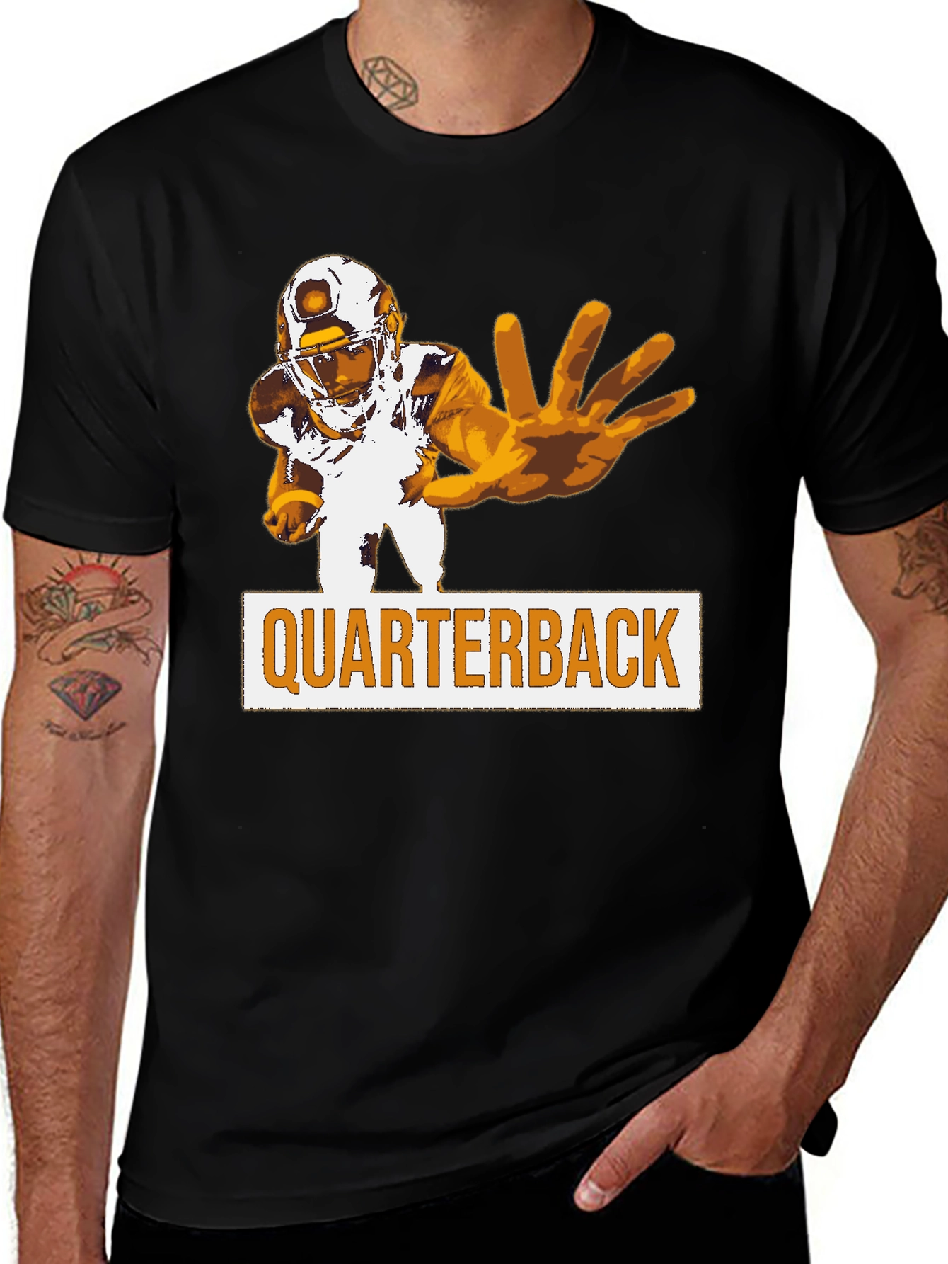 Variant 10 of Quarterback Football T-Shirt