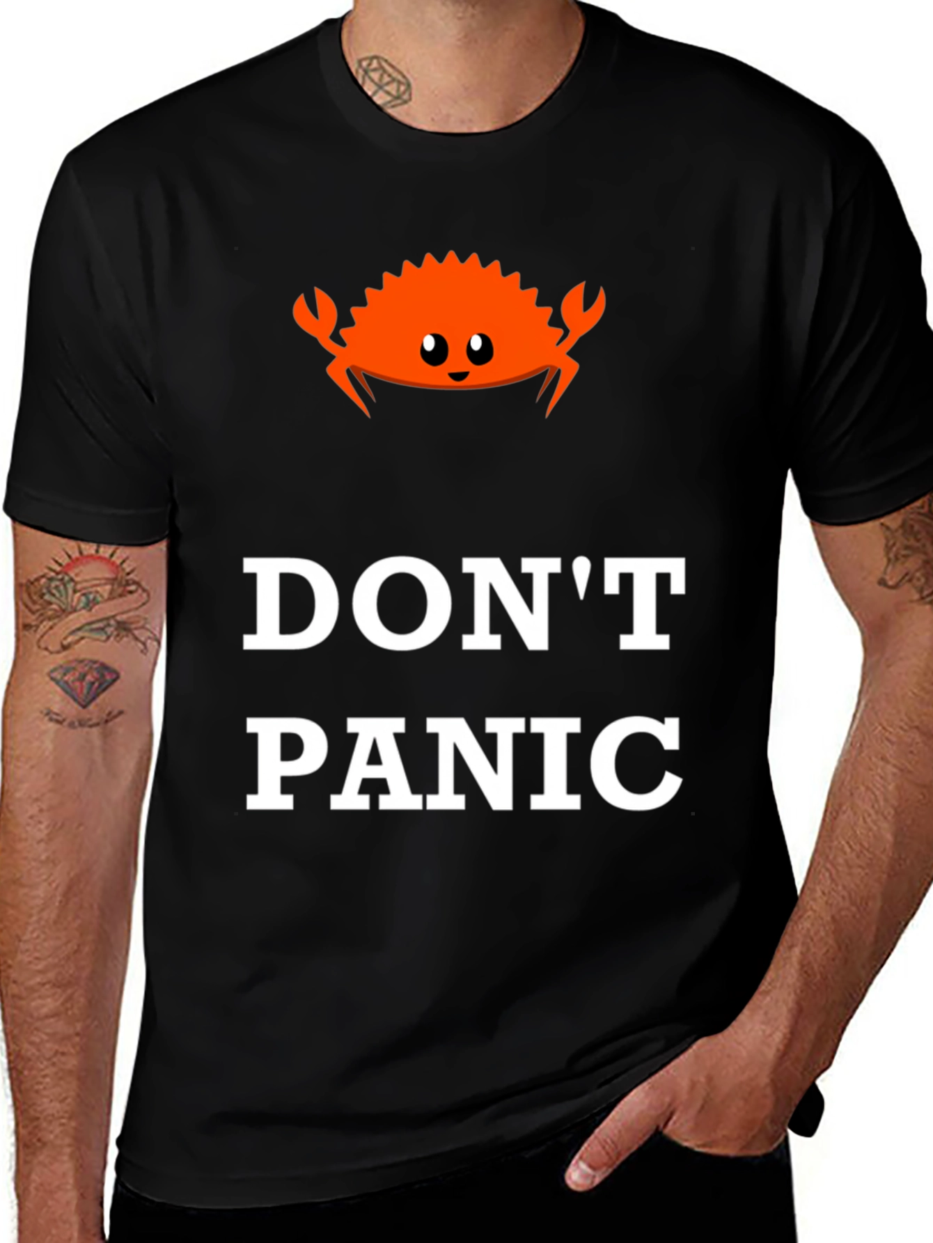 Don't Panic Rustacean T-Shirt