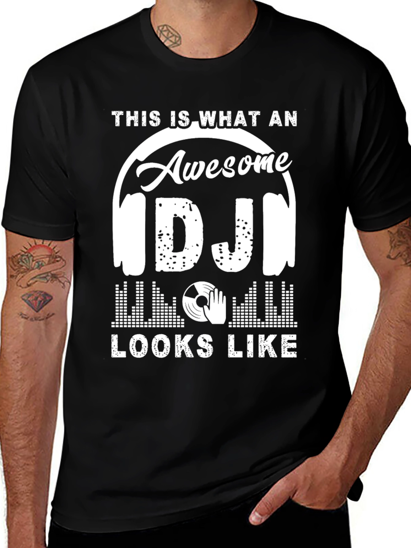 Awesome DJ T-Shirt - Music Lover Tee
