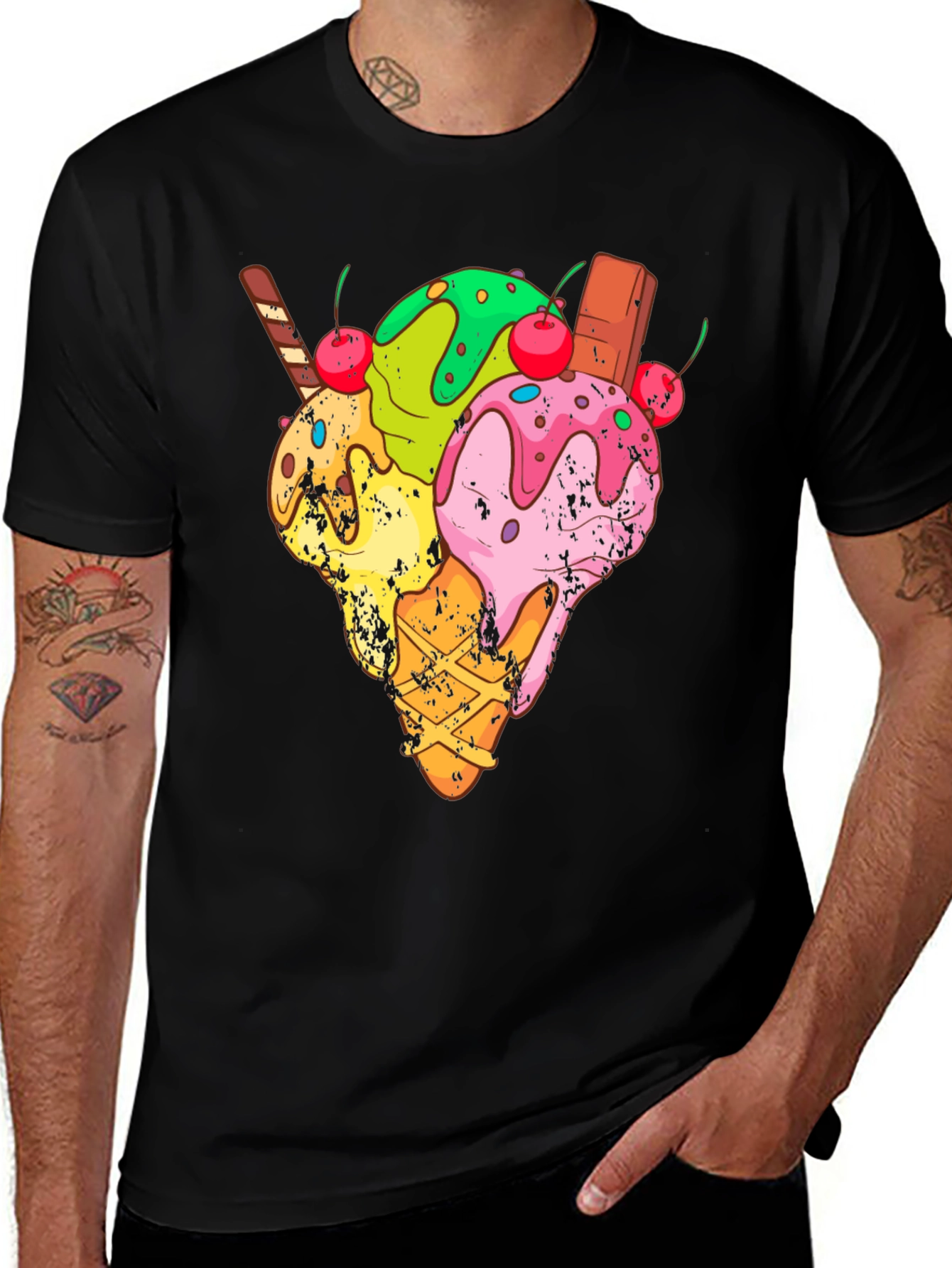 Variant 30 of Ice Cream Graphic T-Shirt