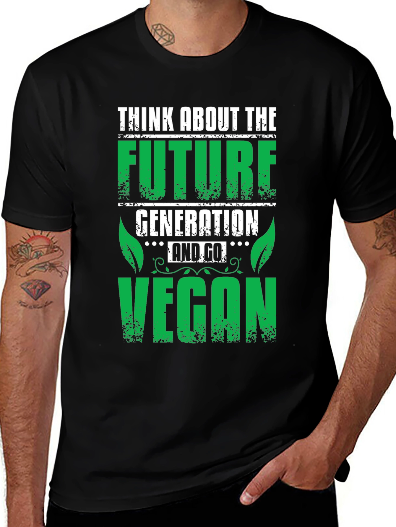 Variant 3 of Vegan Future Generation Graphic T-Shirt