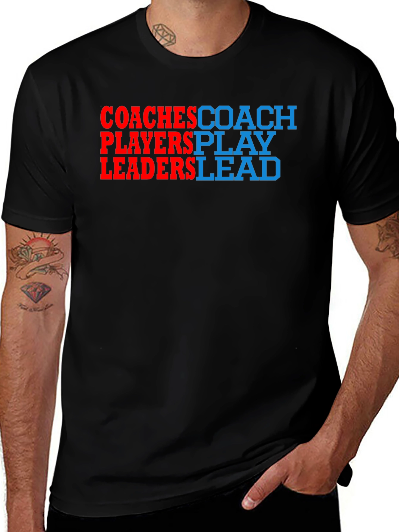 Variant 20 of Coaches Play Lead Graphic T-Shirt