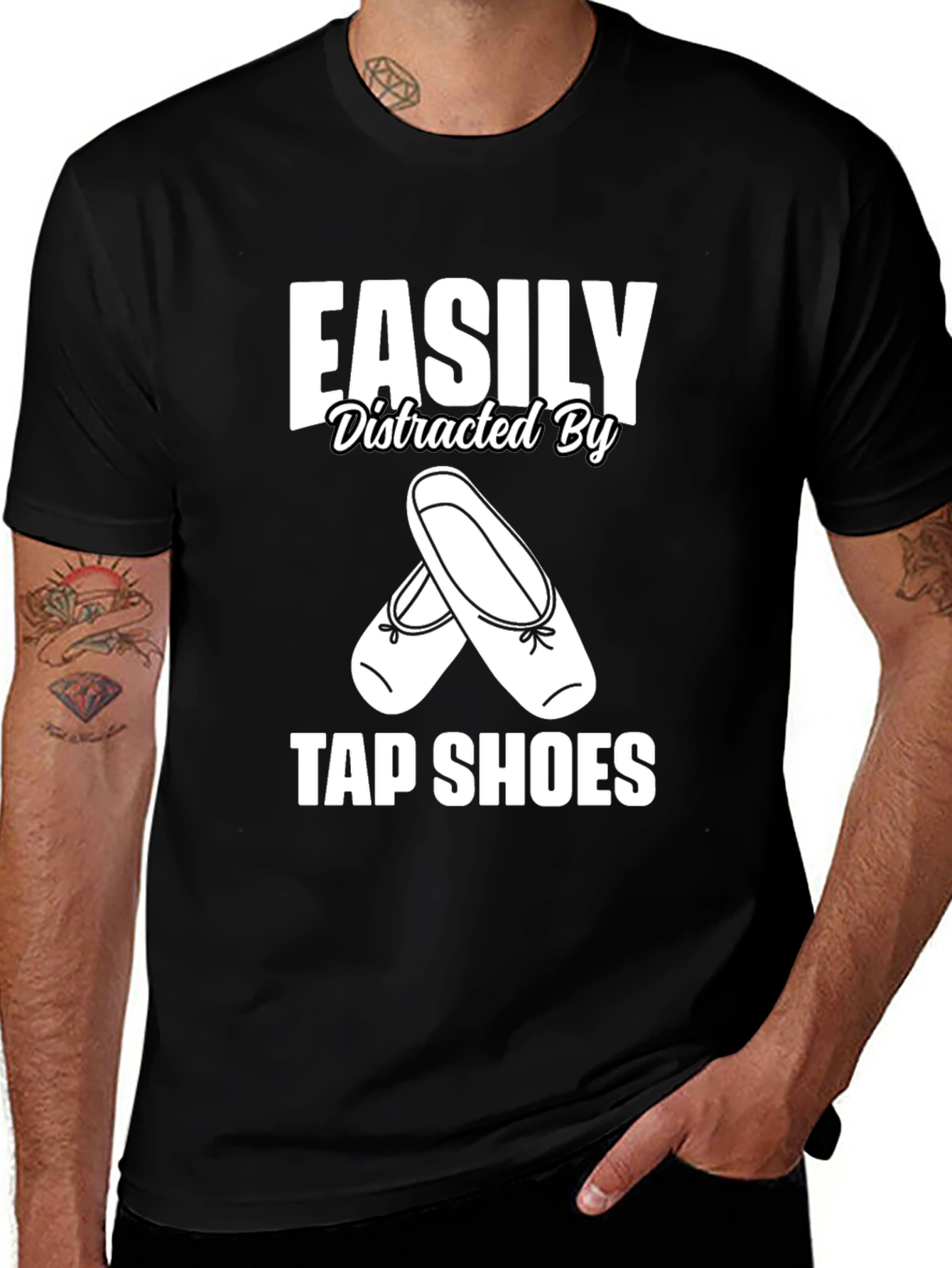 Variant 18 of Easily Distracted By Tap Shoes T-Shirt